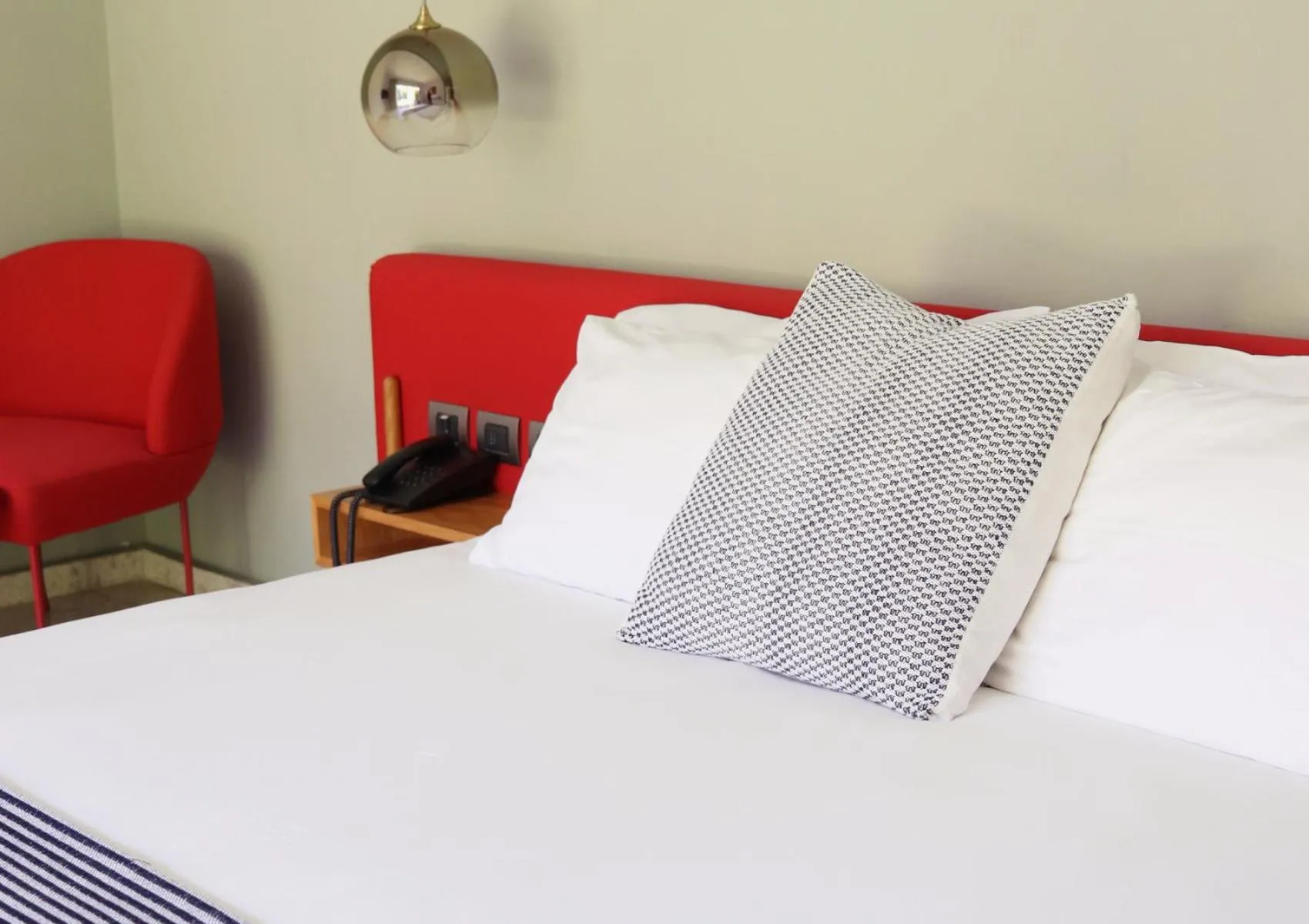 Seating area, Bed in Il Buongustaio