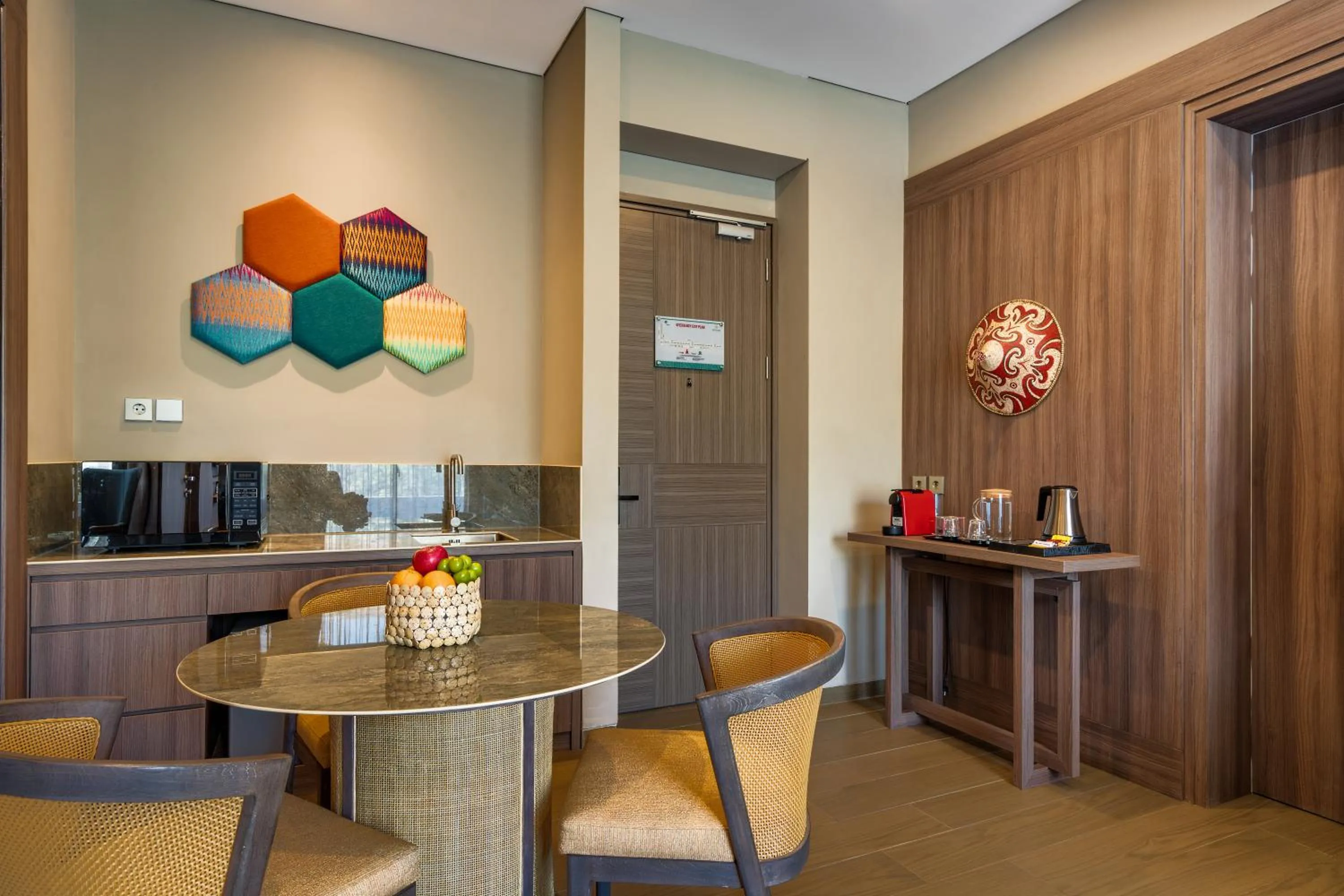 Living room in Sima Hotel Kuta Lombok