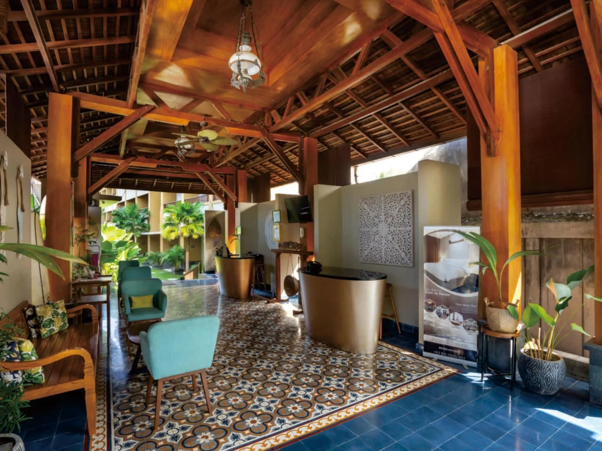 Lobby or reception in Sima Hotel Kuta Lombok