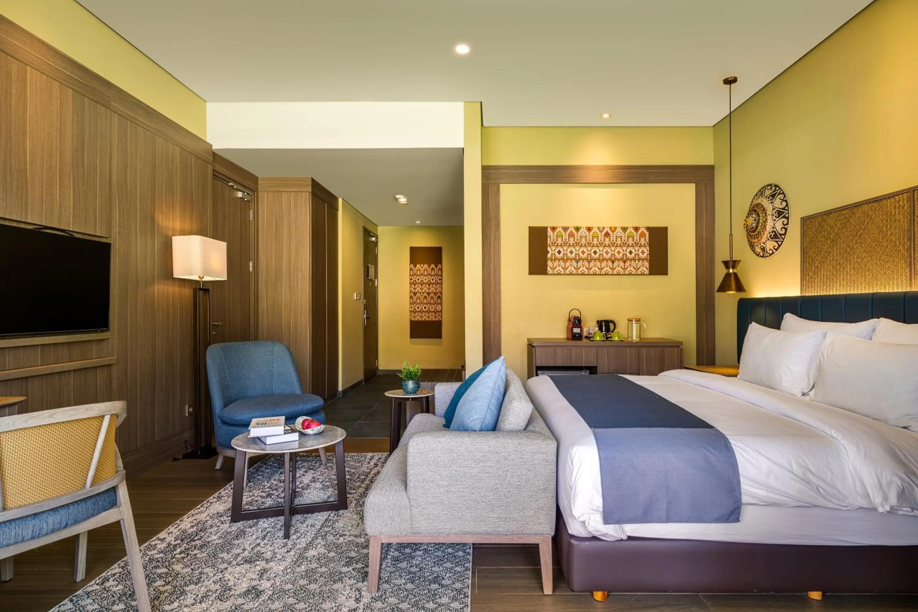 Bathroom, Bed in Sima Hotel Kuta Lombok