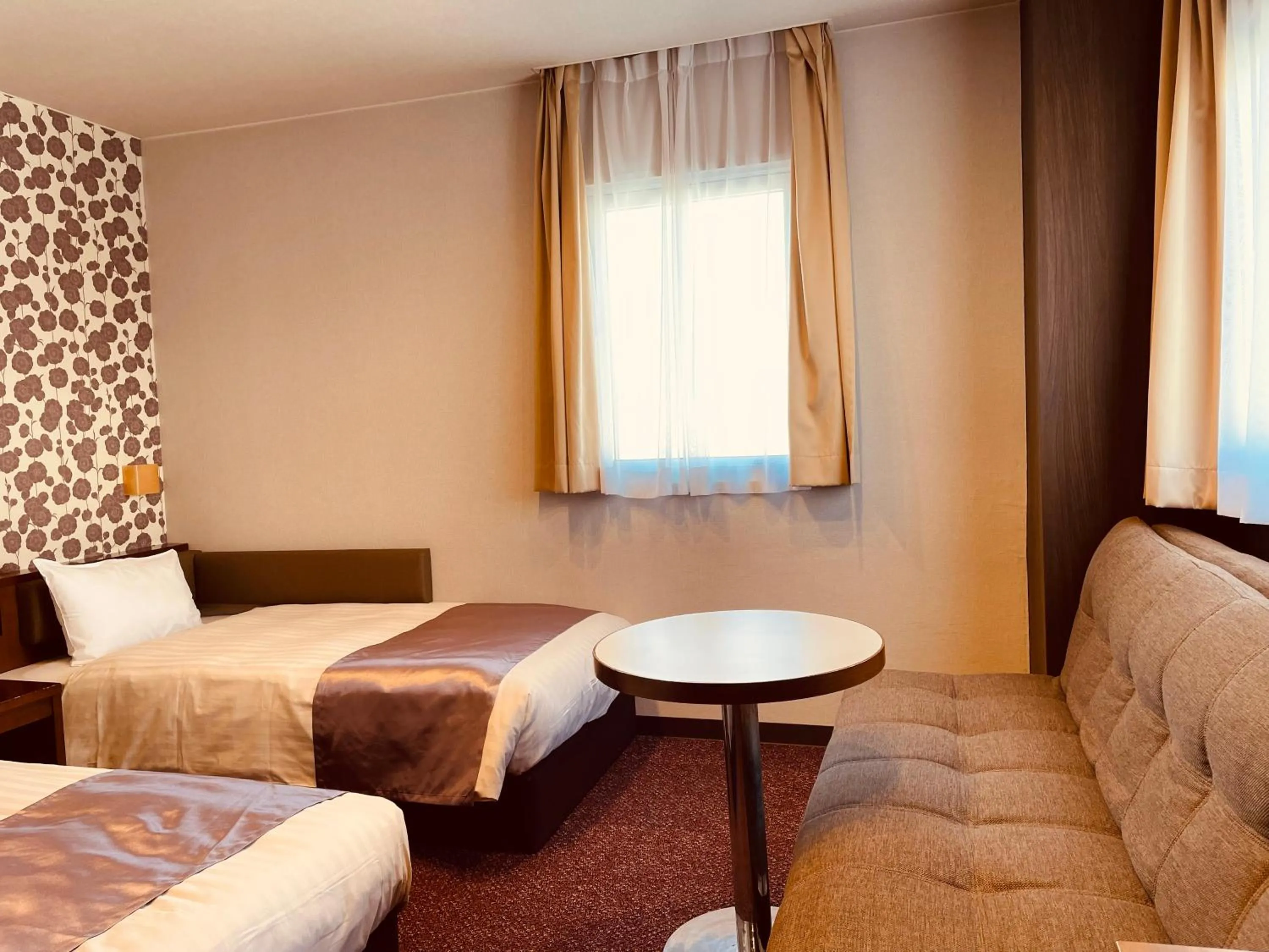 Bed in Shizuoka Town Hotel