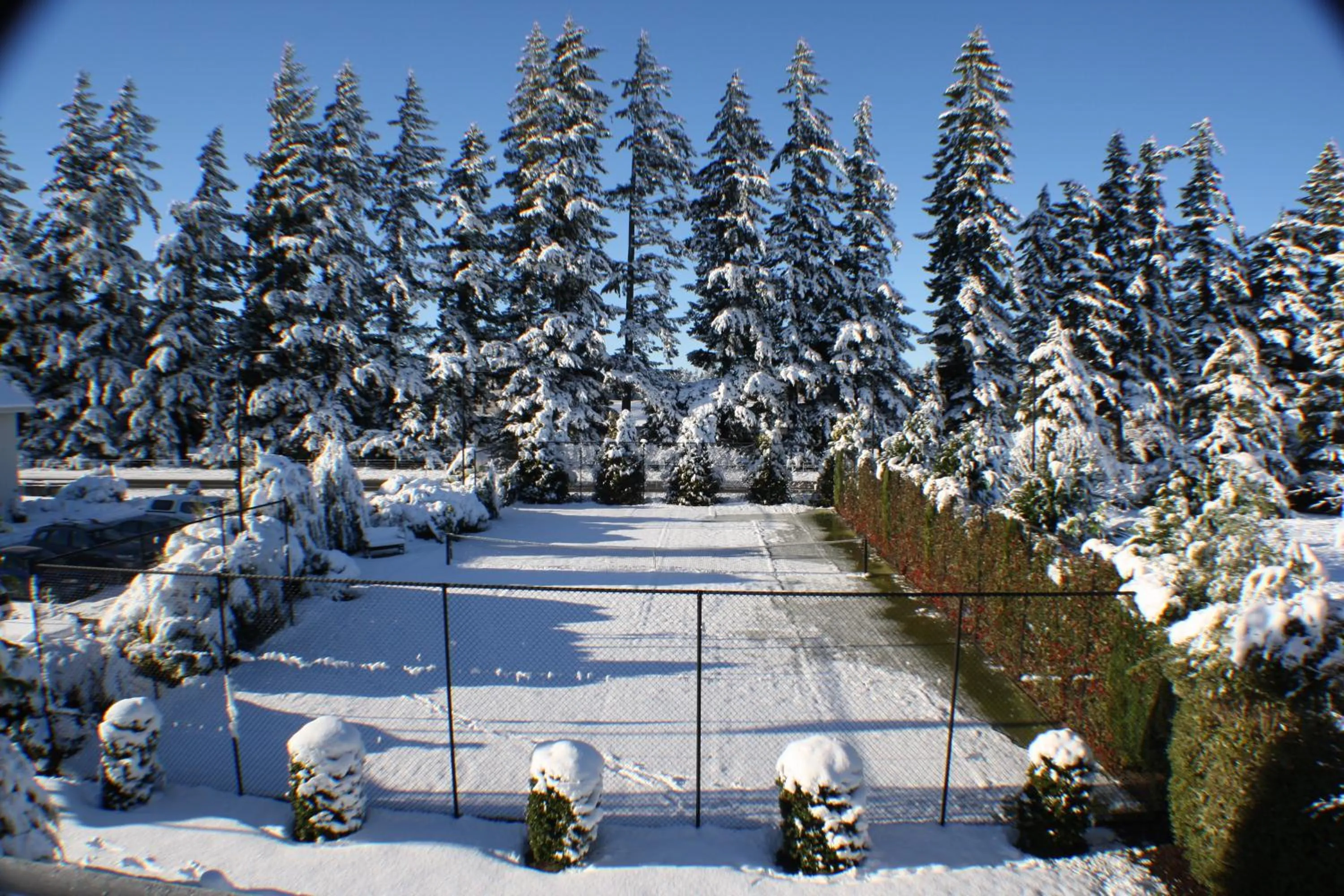 Tennis court in Brinkley Resort