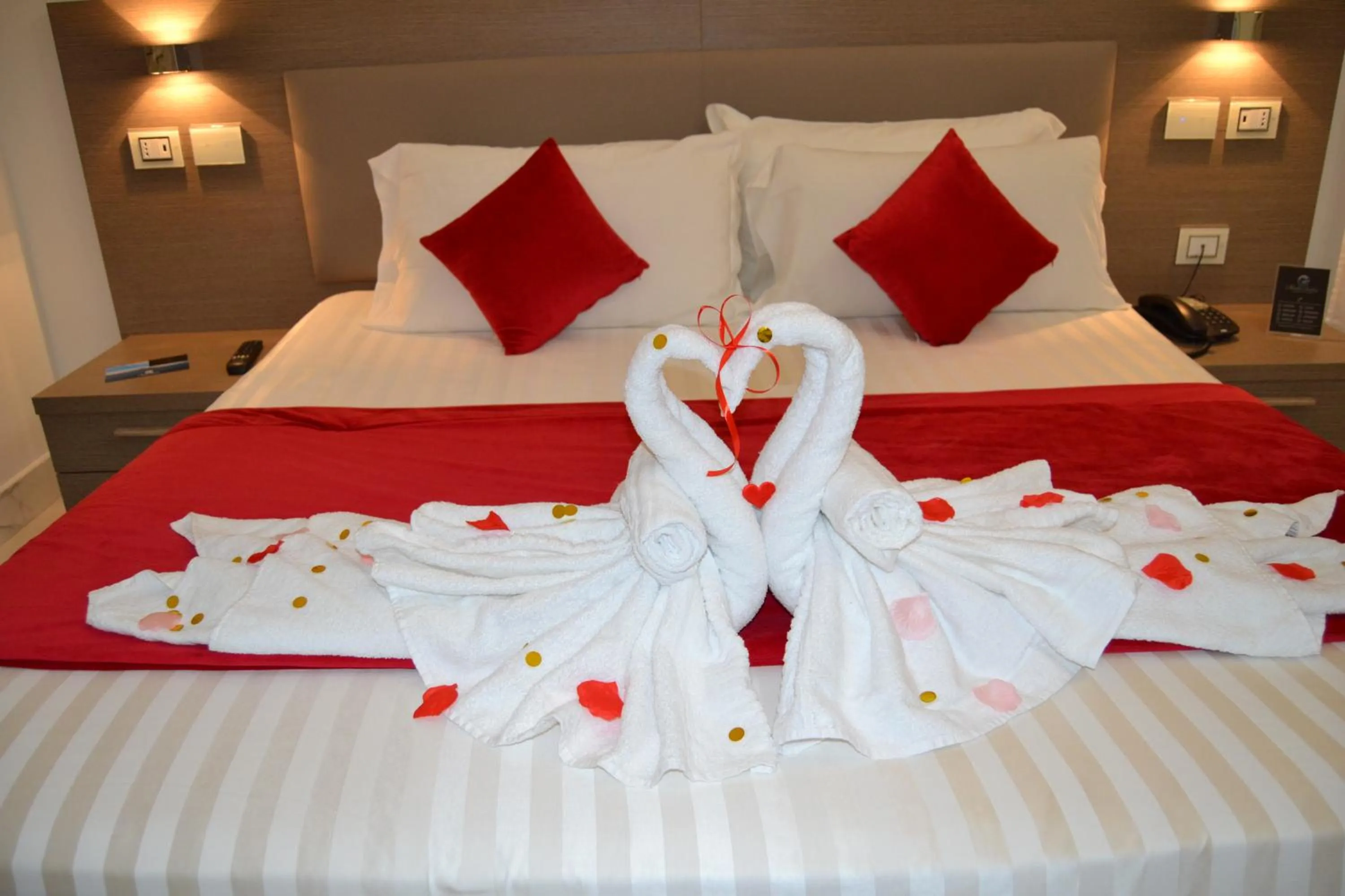 Bed in Mecla Suites