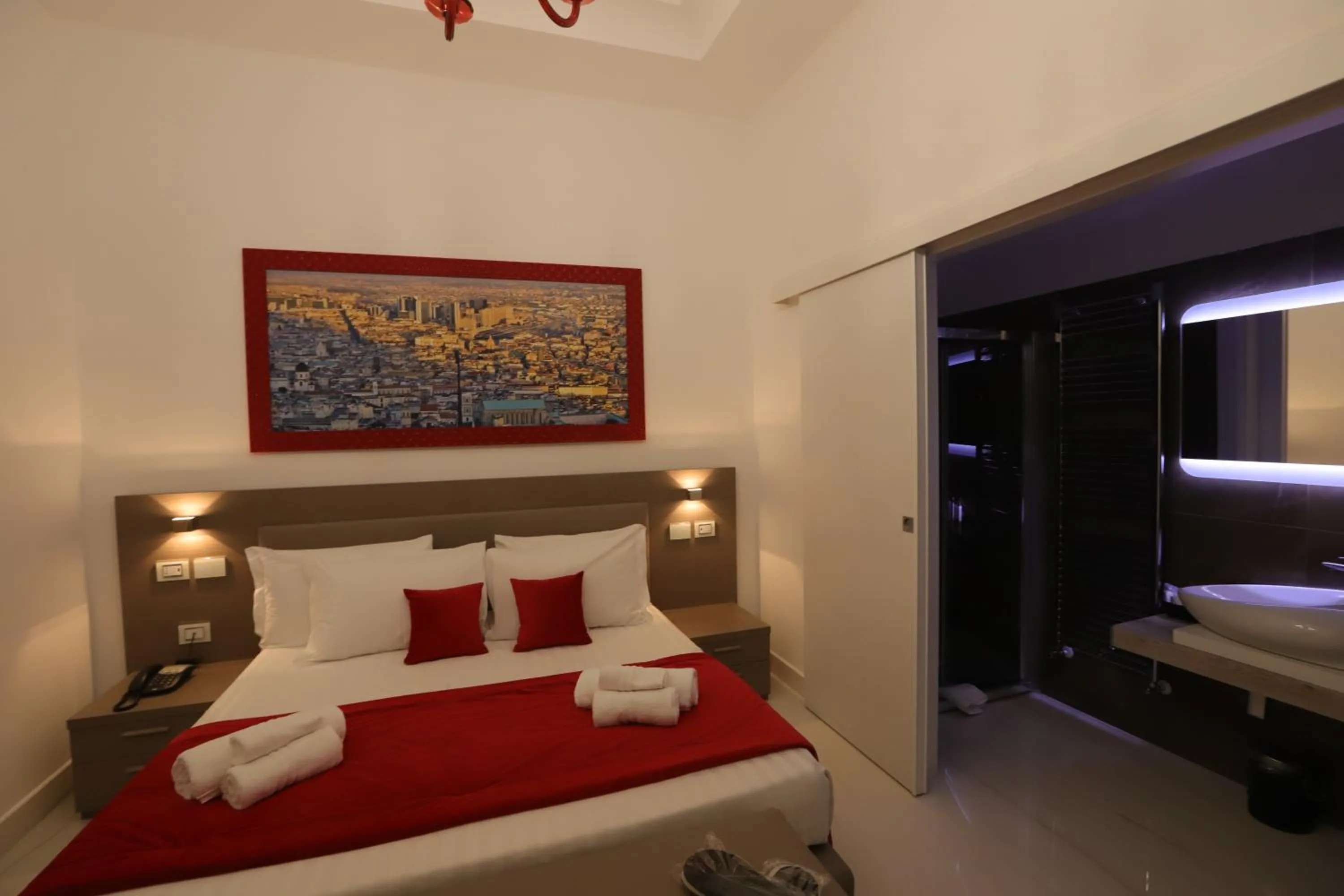 Bed in Mecla Suites