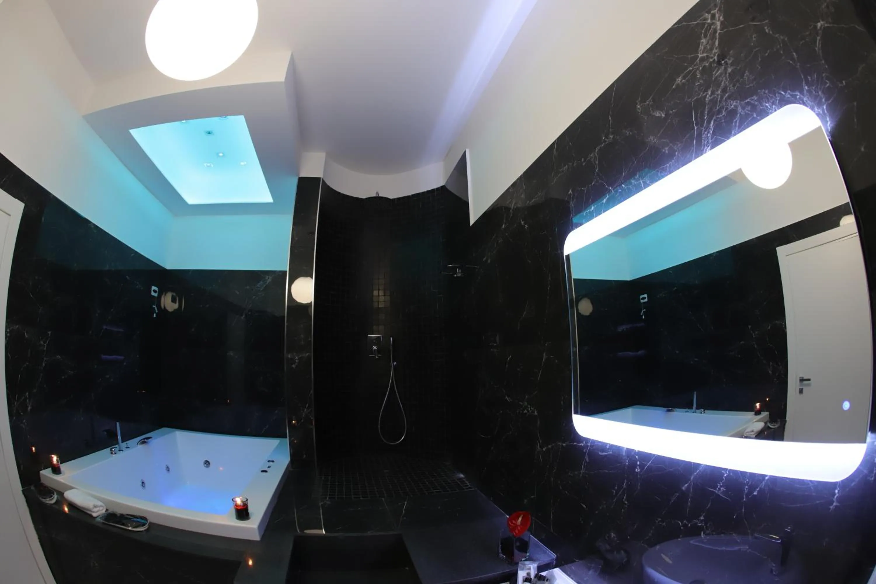 Bathroom in Mecla Suites