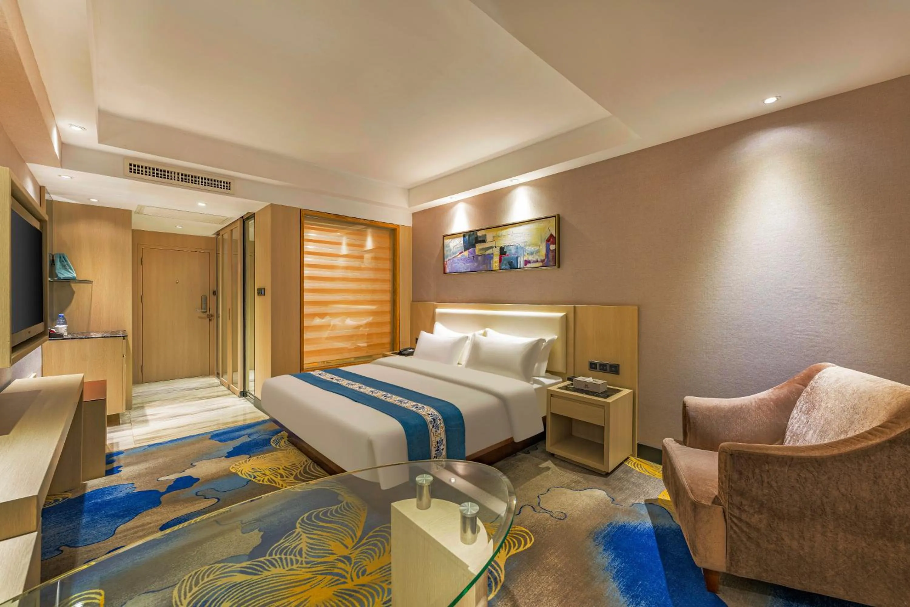 Bed in Guangzhou Ming Yue Hotel