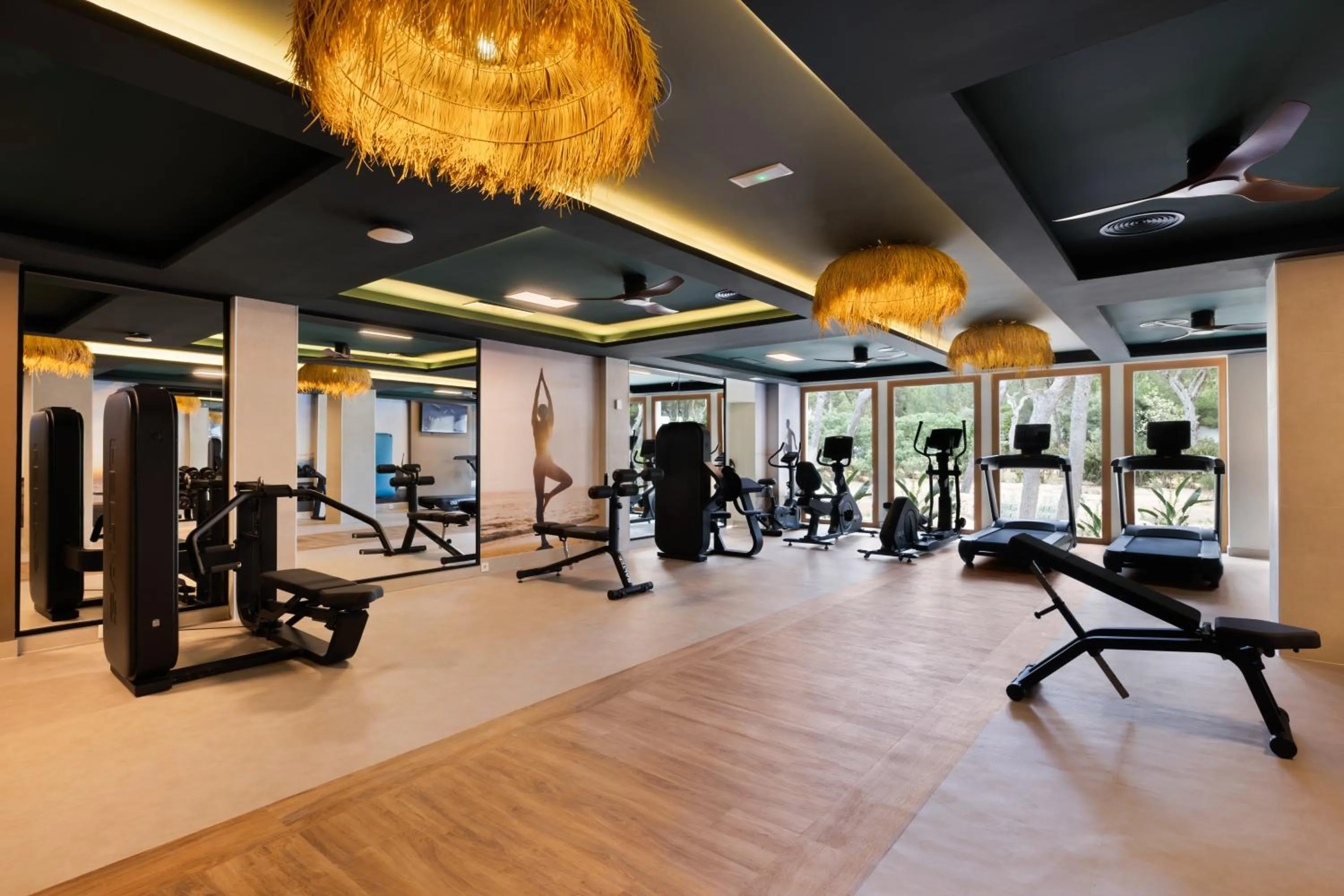 Fitness centre/facilities in Hotel Riu Palace La Mola