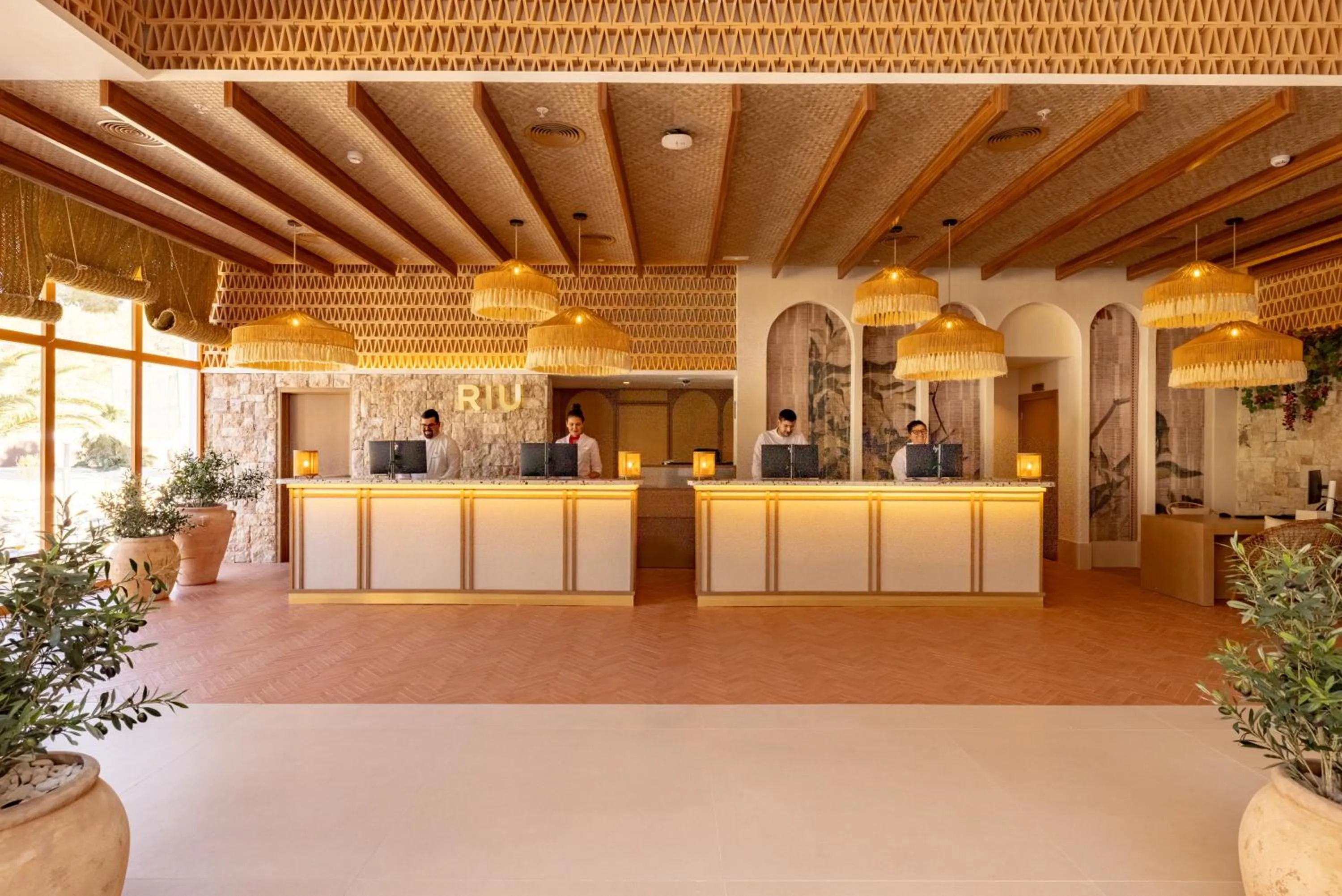 Lobby or reception in Hotel Riu Palace La Mola