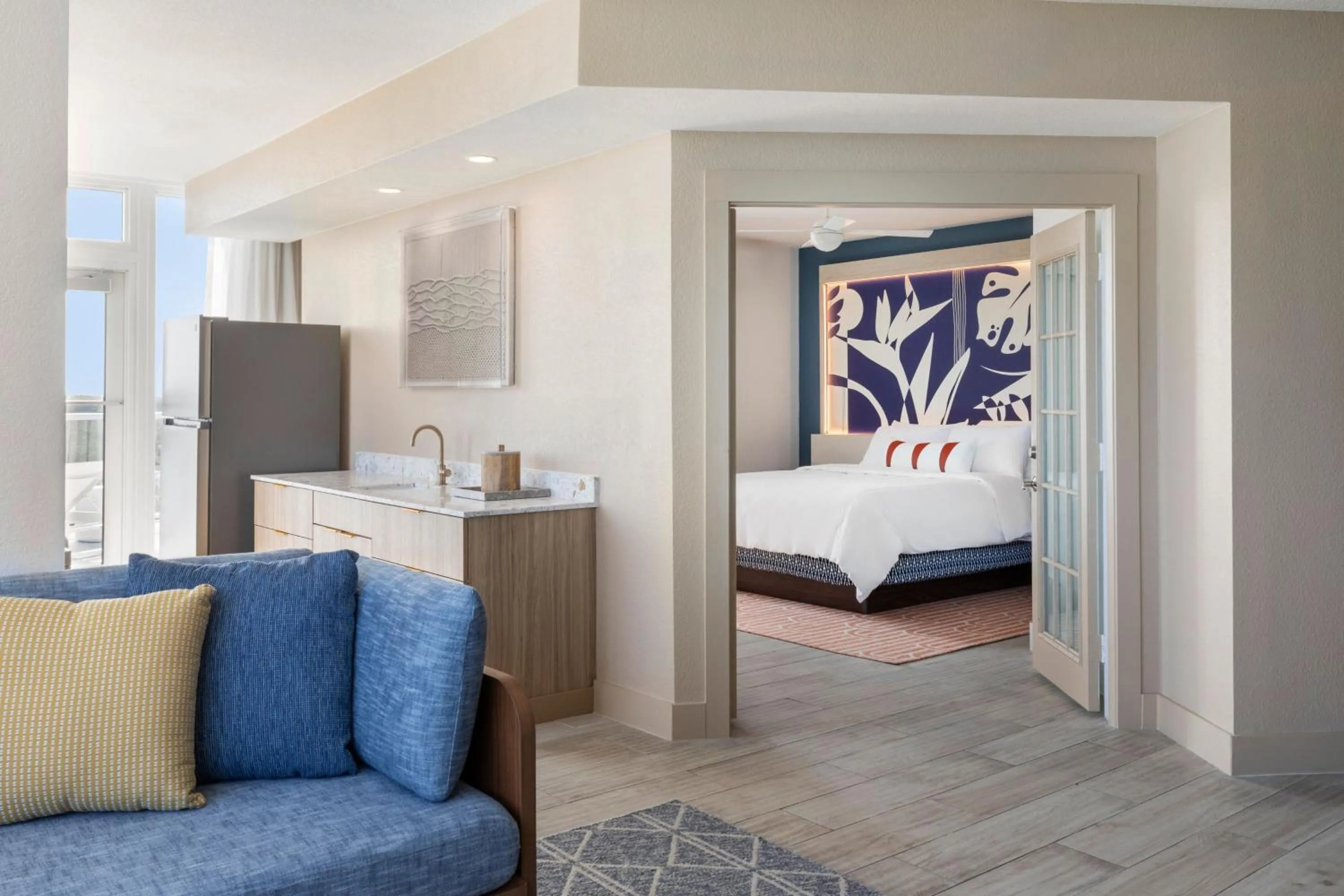 Bedroom, Bed in Three Waters Resort and Marina, Islamorada, a Tribute Portfolio Resort