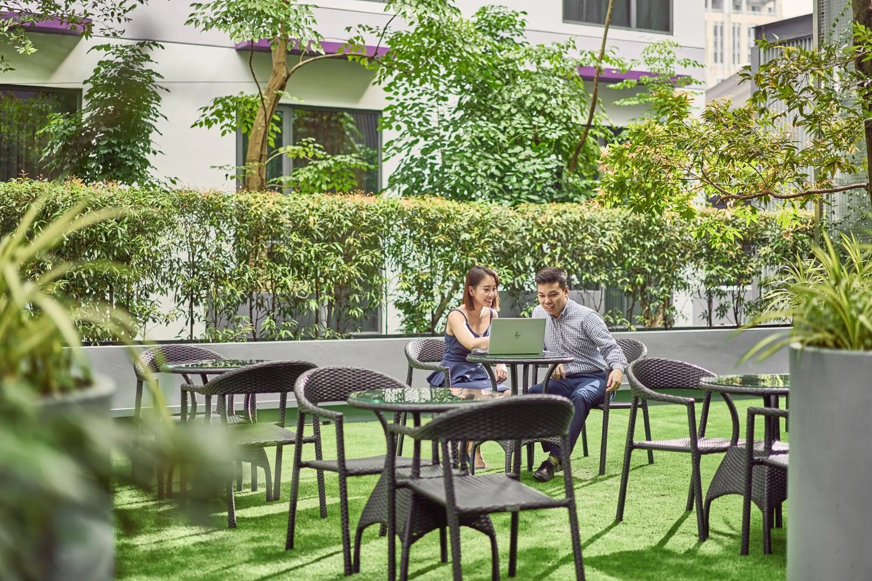 Garden in Holiday Inn Express Singapore Orchard Road by IHG