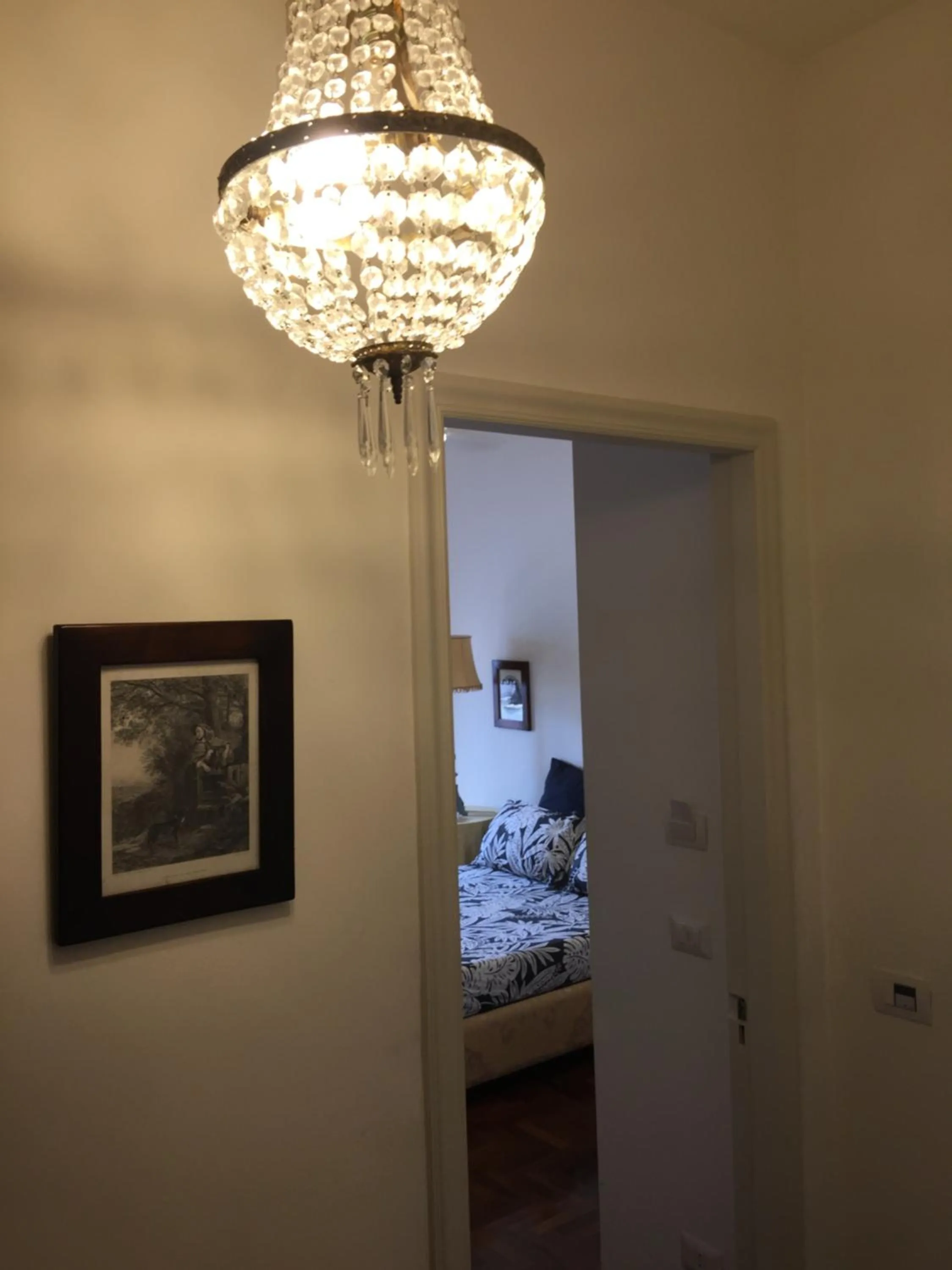 View (from property/room), Bed in La Casa di Emanuella - Rooms & International Suites