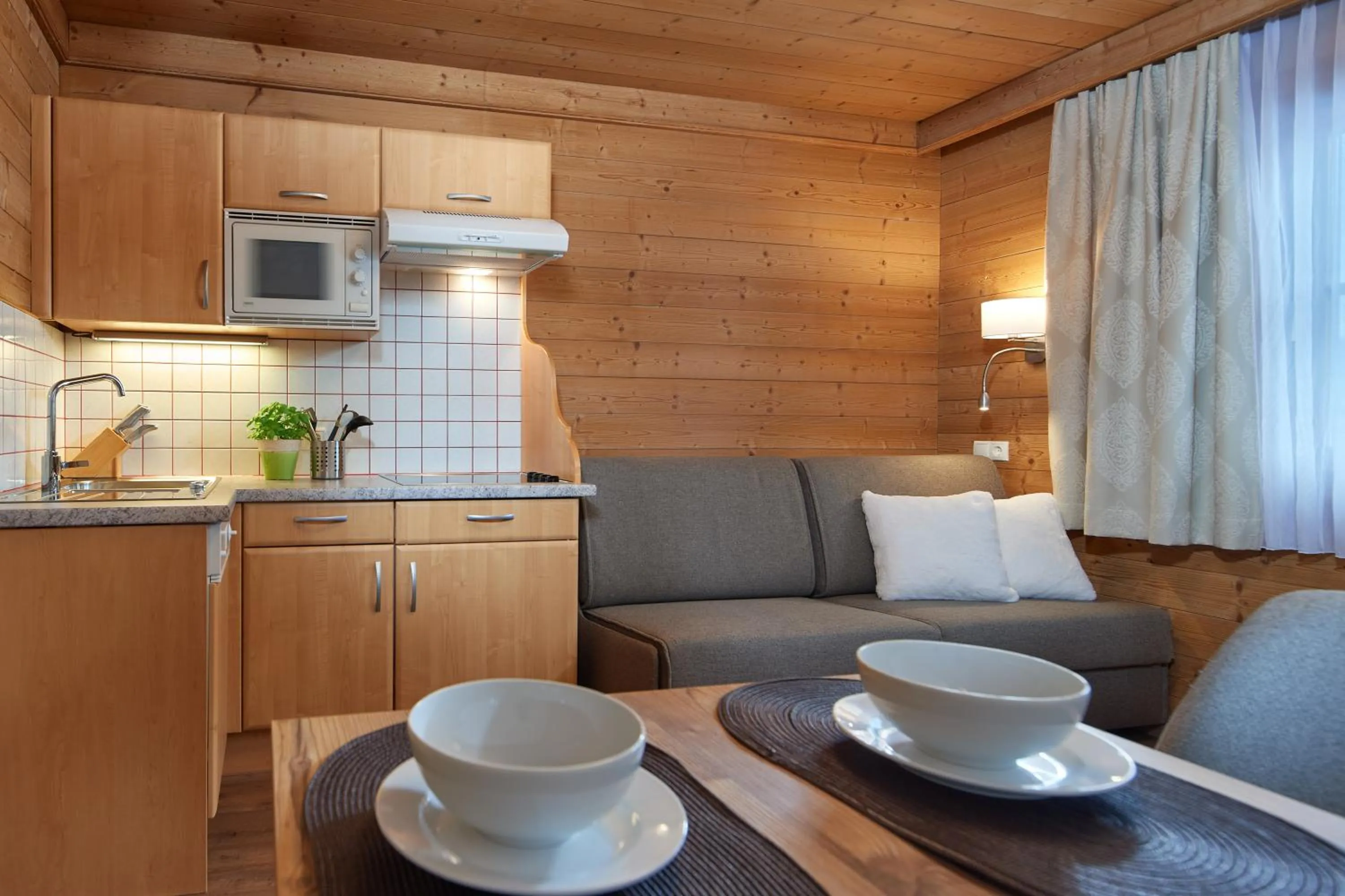 Kitchen or kitchenette in Frühstückspension Klinglhub