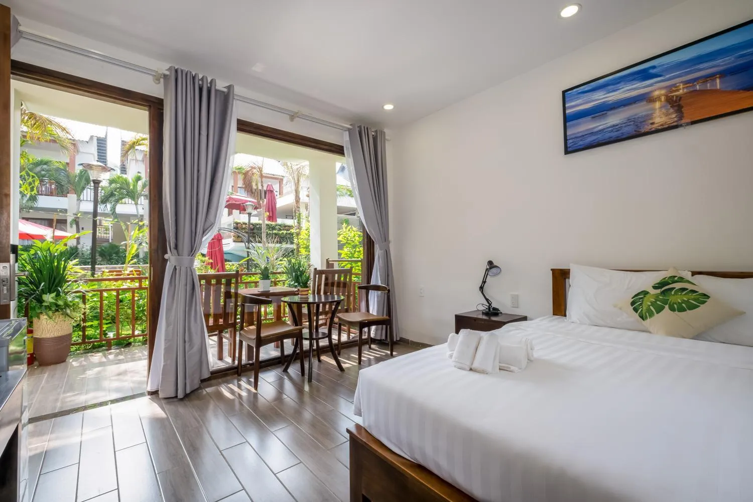 Balcony/Terrace, Bed in Melica Resort Phu Quoc