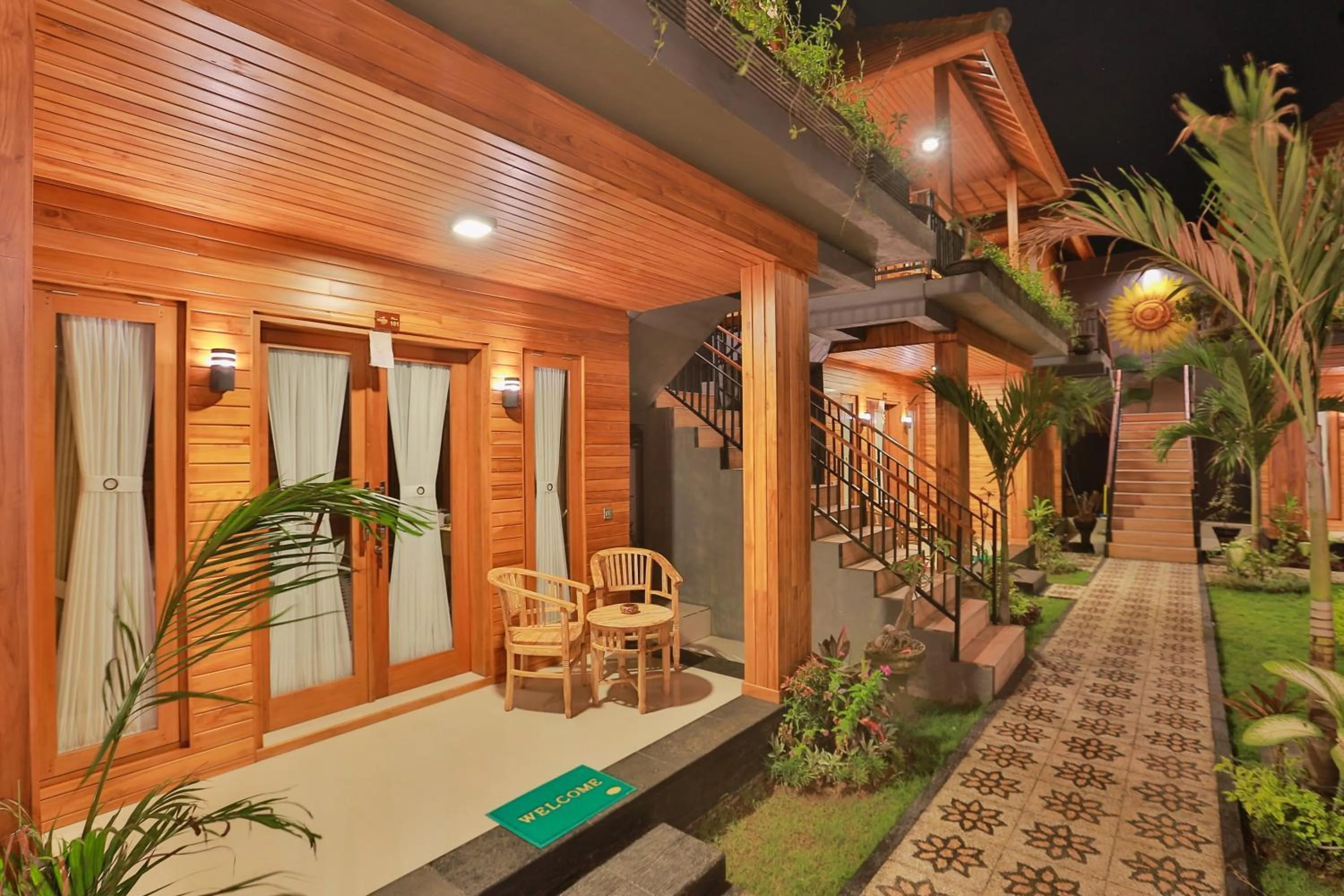 Property building in Sunrise Cottage