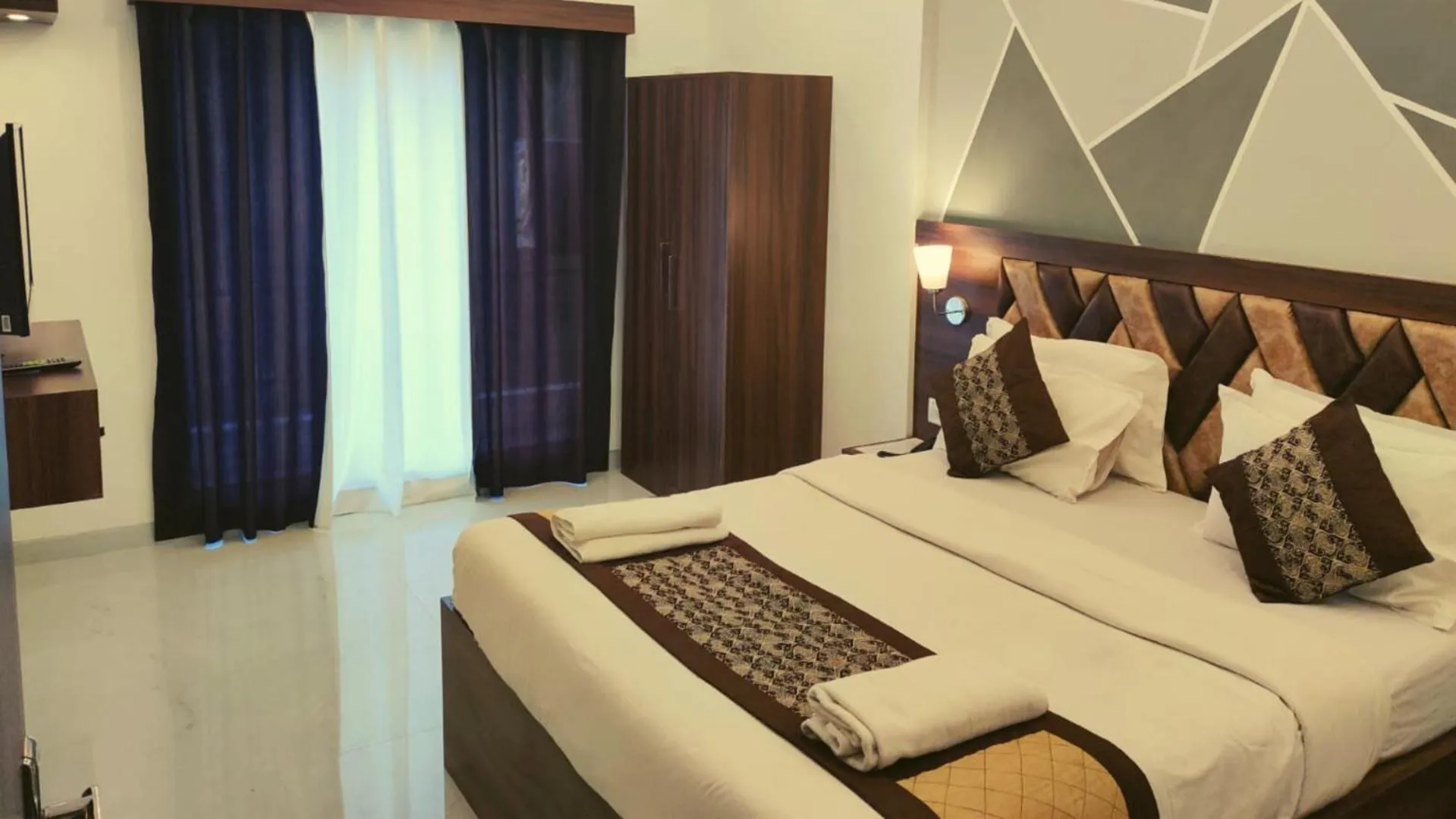 Bed in Rajdhani Resort Lonavala