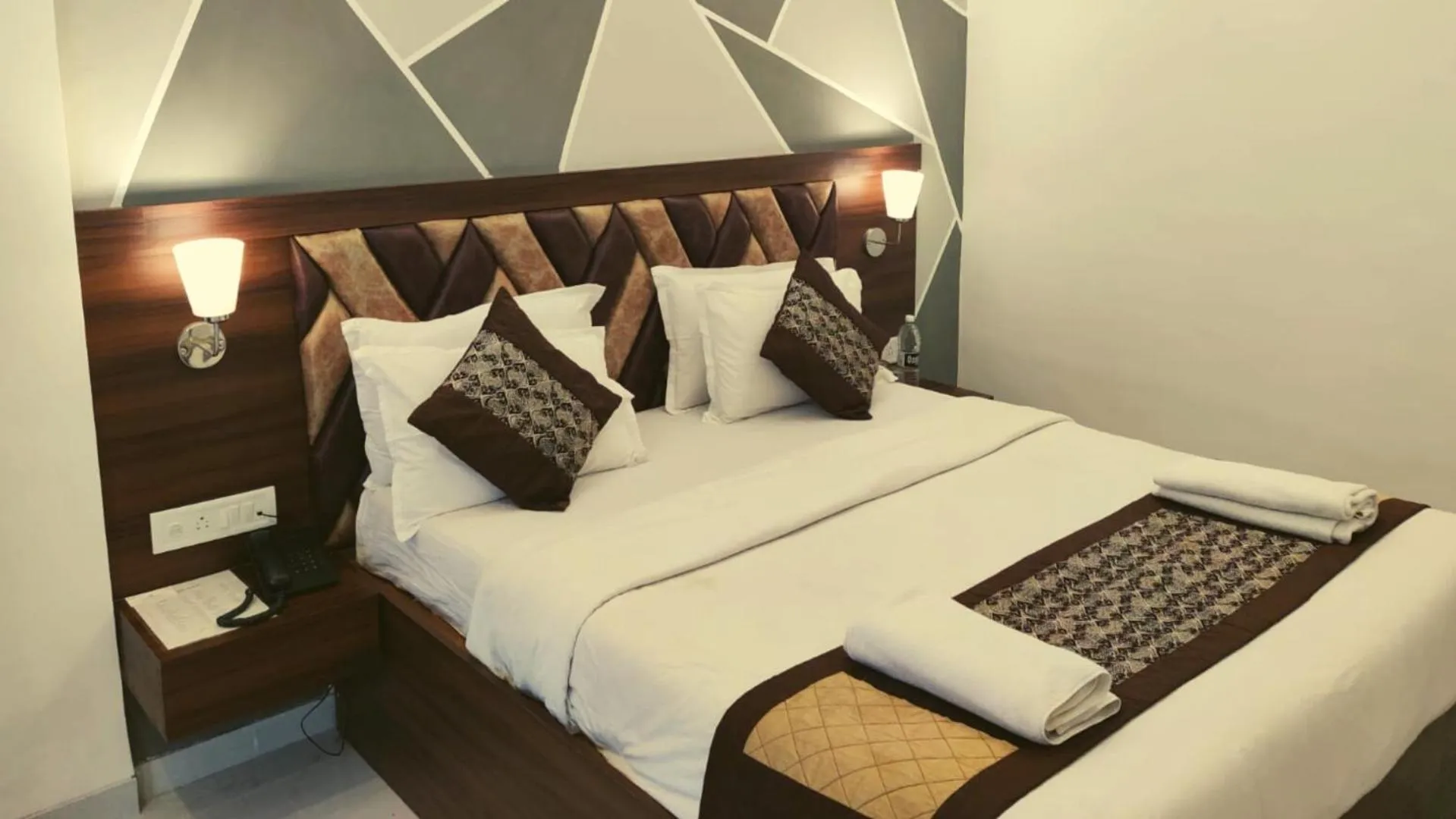 Bed in Rajdhani Resort Lonavala