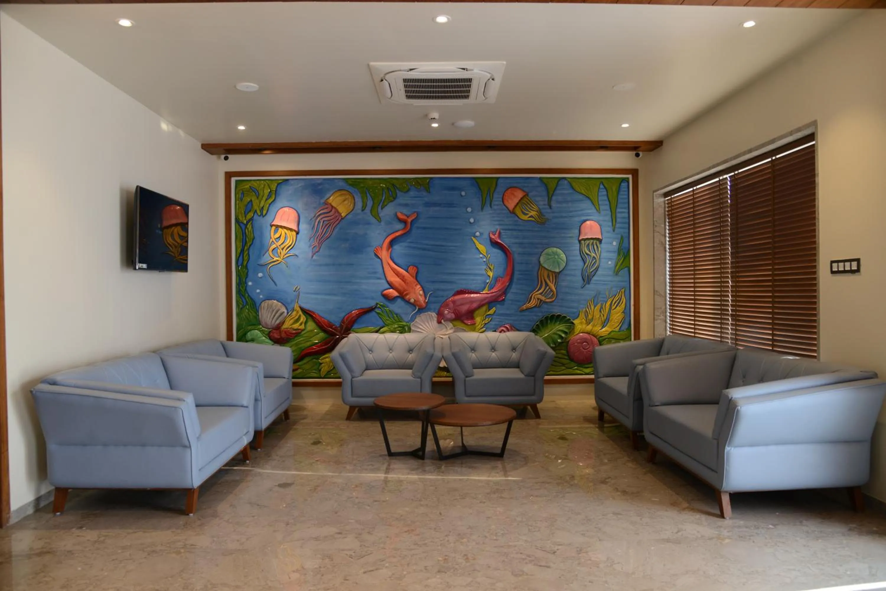 Seating area in Lords Inn Jamnagar -Motikhavdi