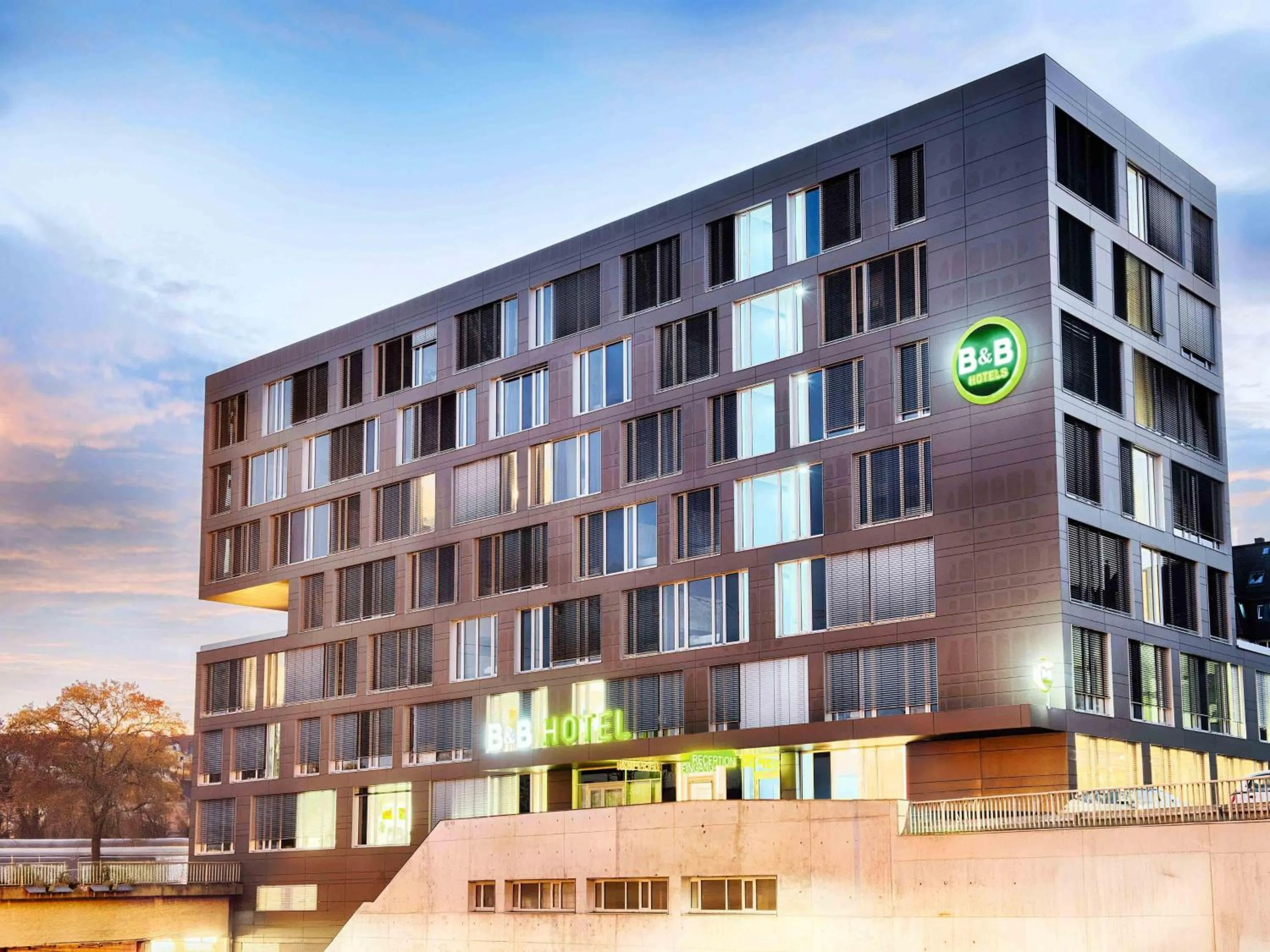 Property building in B&B Hotel Ulm