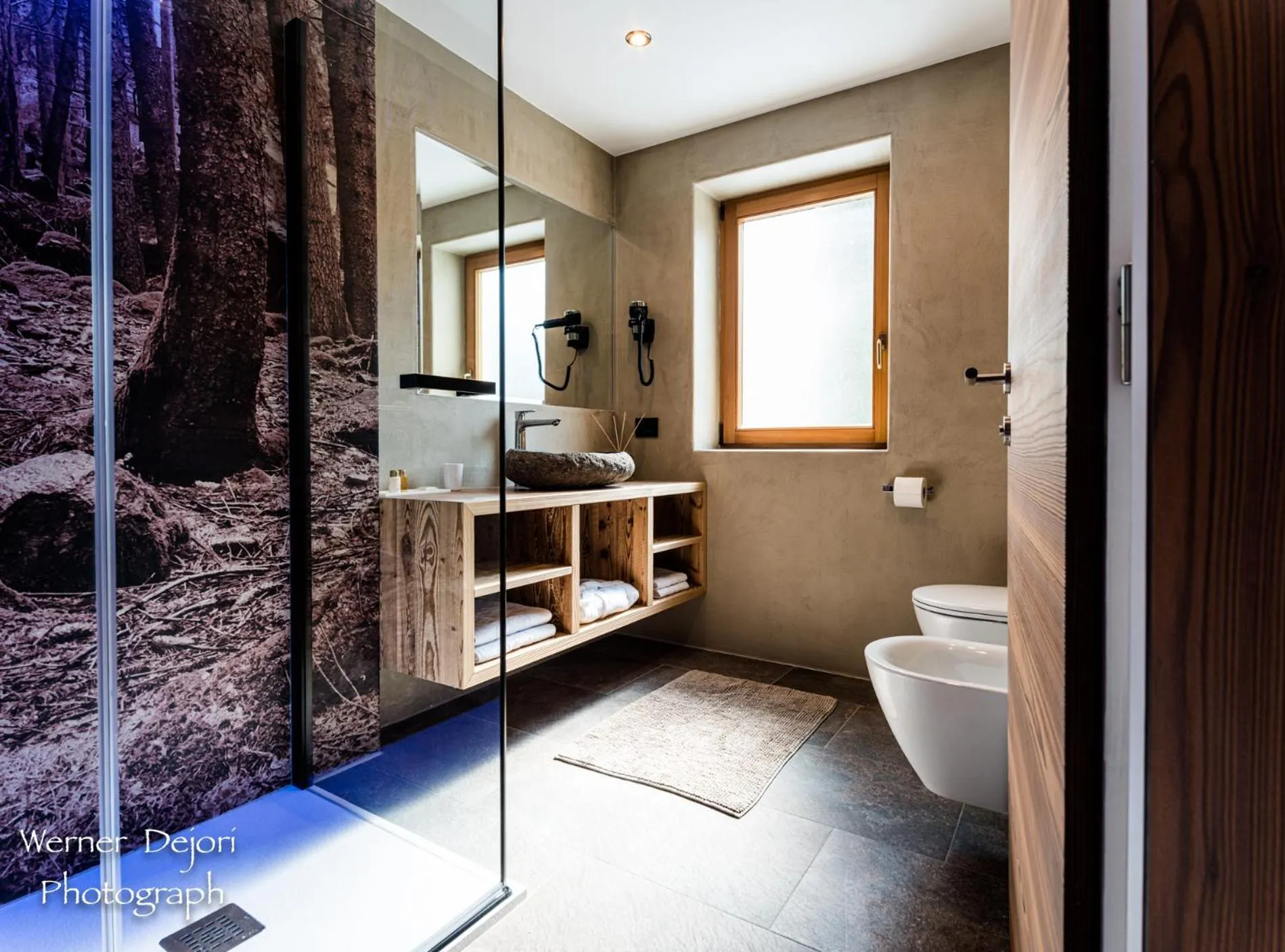 Shower in Garni Residence Soraiser