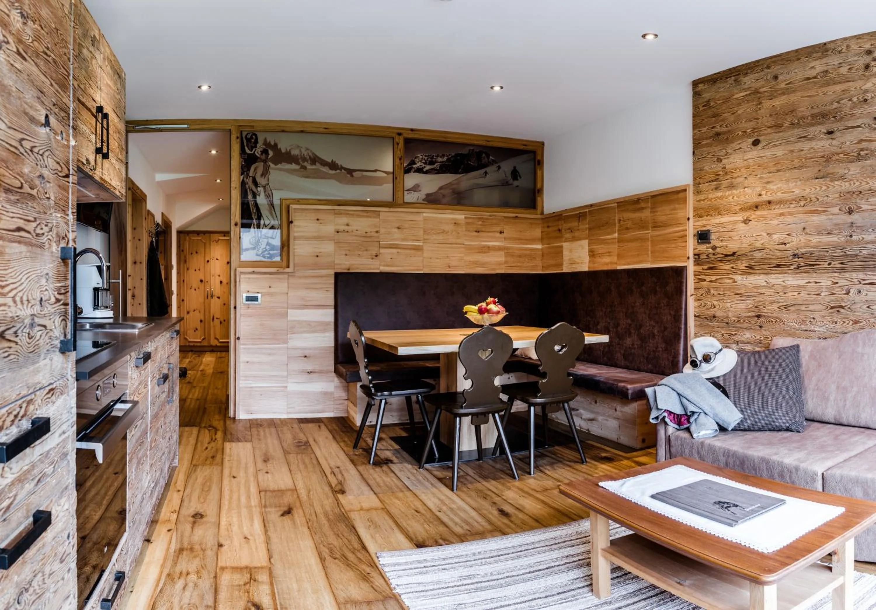 Kitchen or kitchenette in Garni Residence Soraiser