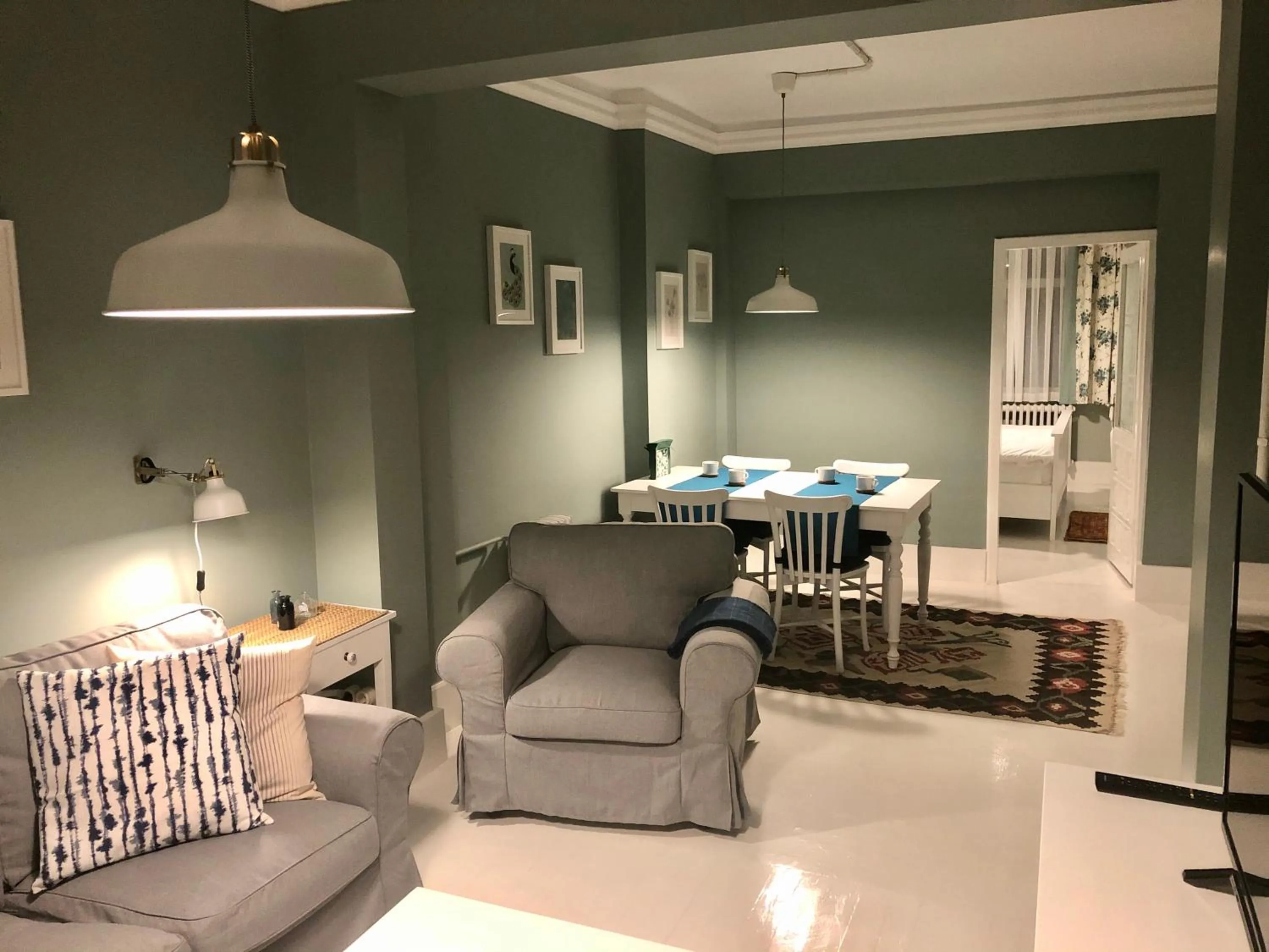 Living room in Mehmet Bey Suites