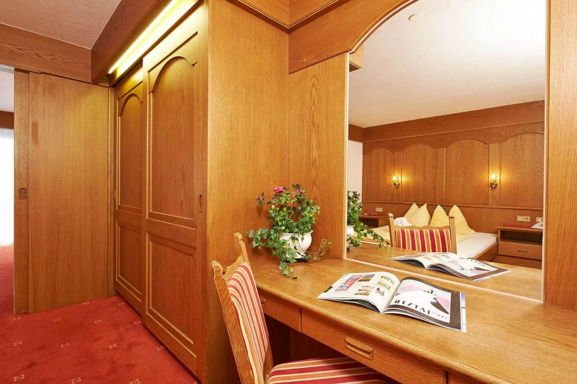 Decorative detail in Hotel Alt Vent Tyrol