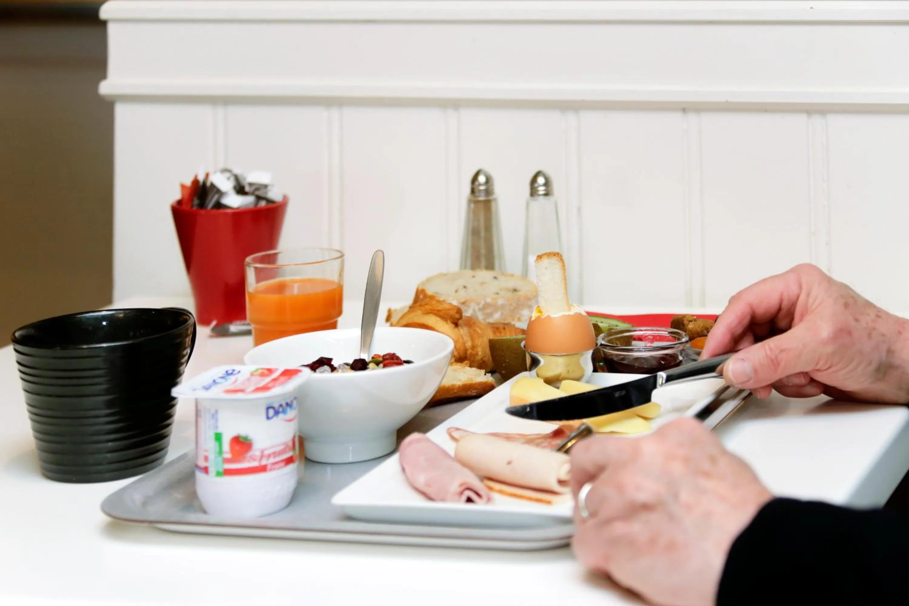 Buffet breakfast in ibis Dole Sud Choisey