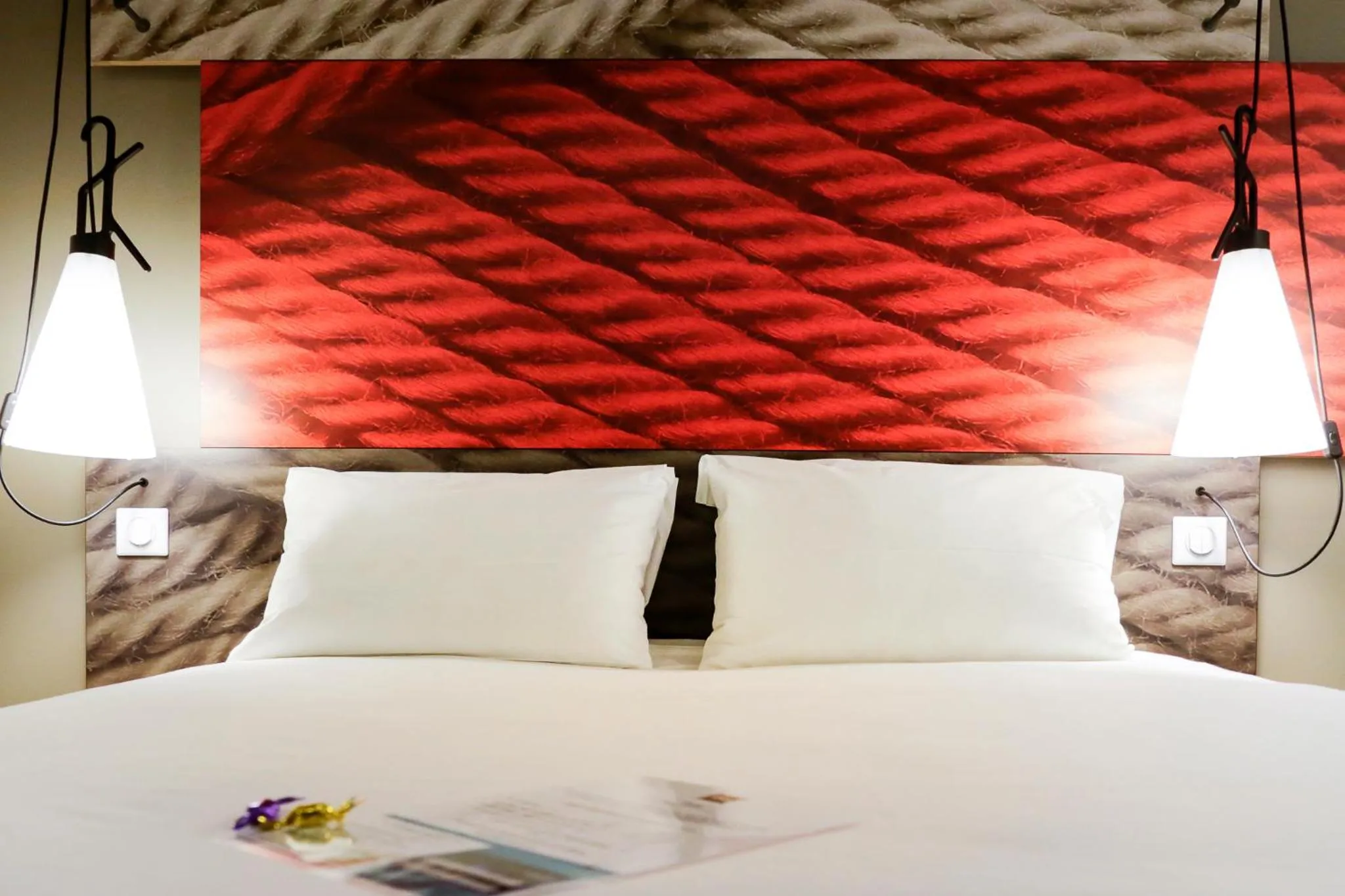 Bedroom, Bed in ibis Dole Sud Choisey