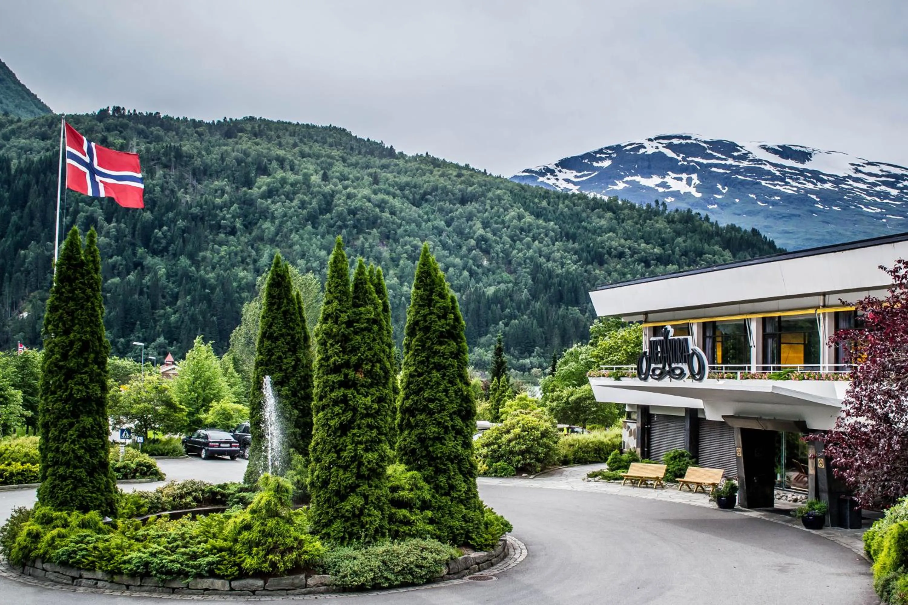 Facade/entrance in Hotel Alexandra Loen