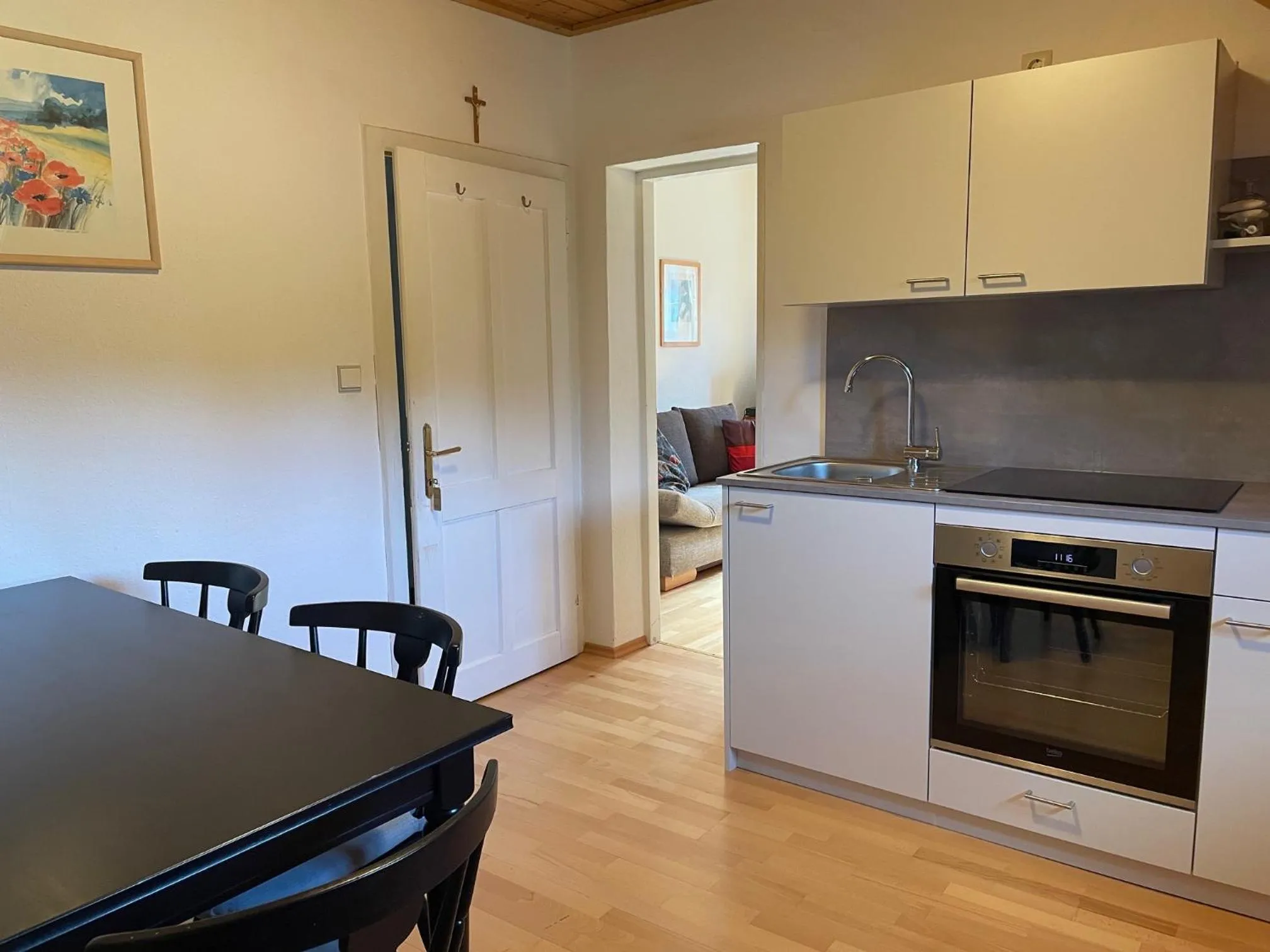 Kitchen or kitchenette in Gasthof Martinihof