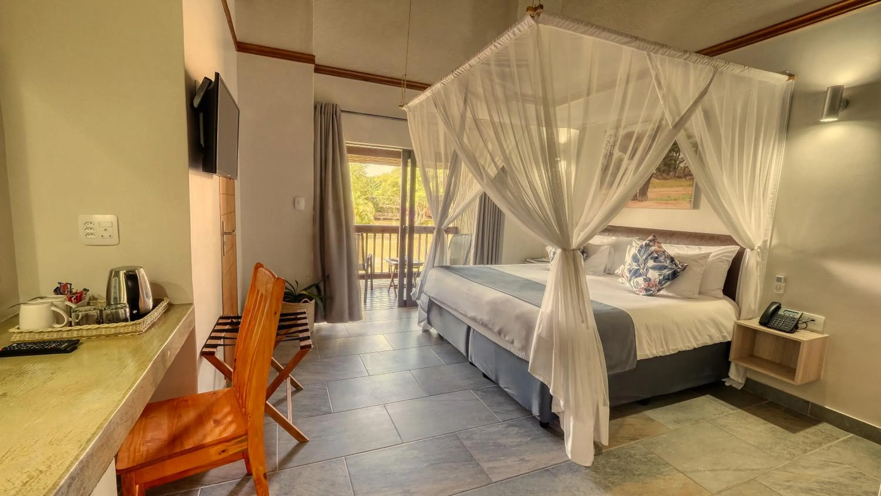 Bed in Umbhaba Eco Lodge