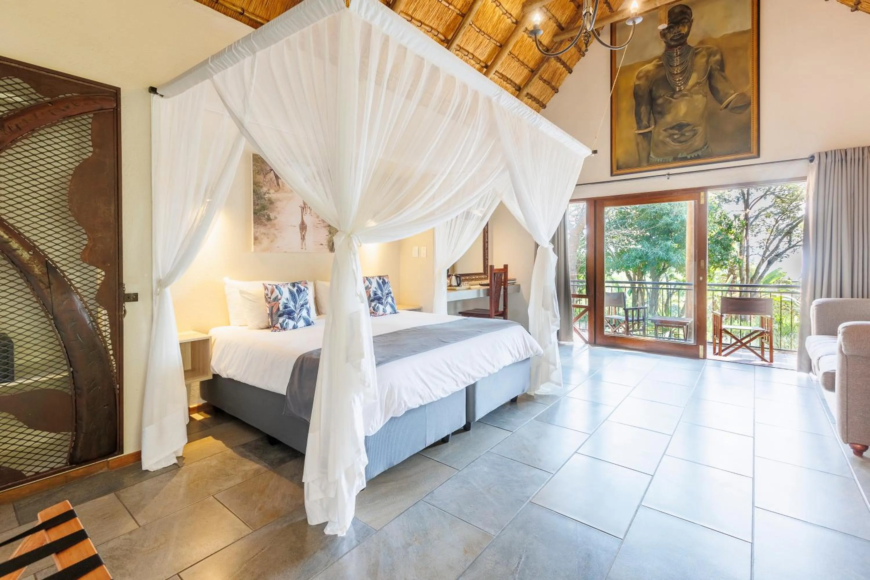 Bedroom, Bed in Umbhaba Eco Lodge