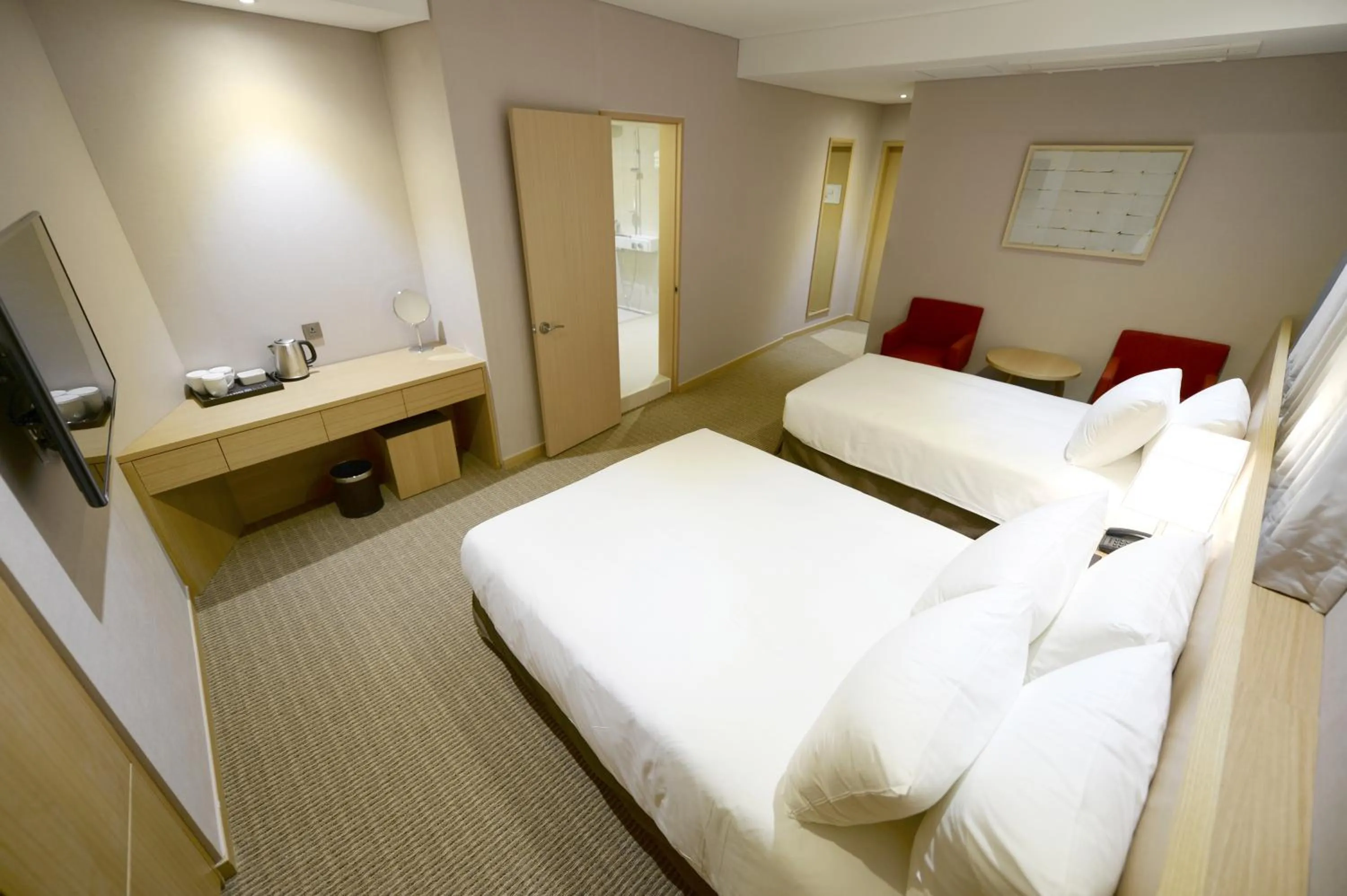 Bed in Hotel New Oriental Myeongdong