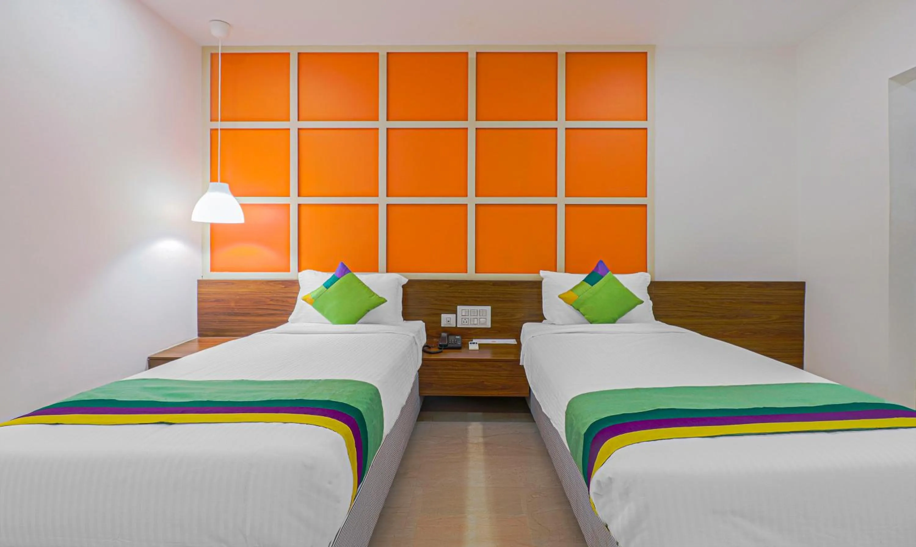 Bedroom, Bed in Treebo YC Grand Boutique, Electronic City