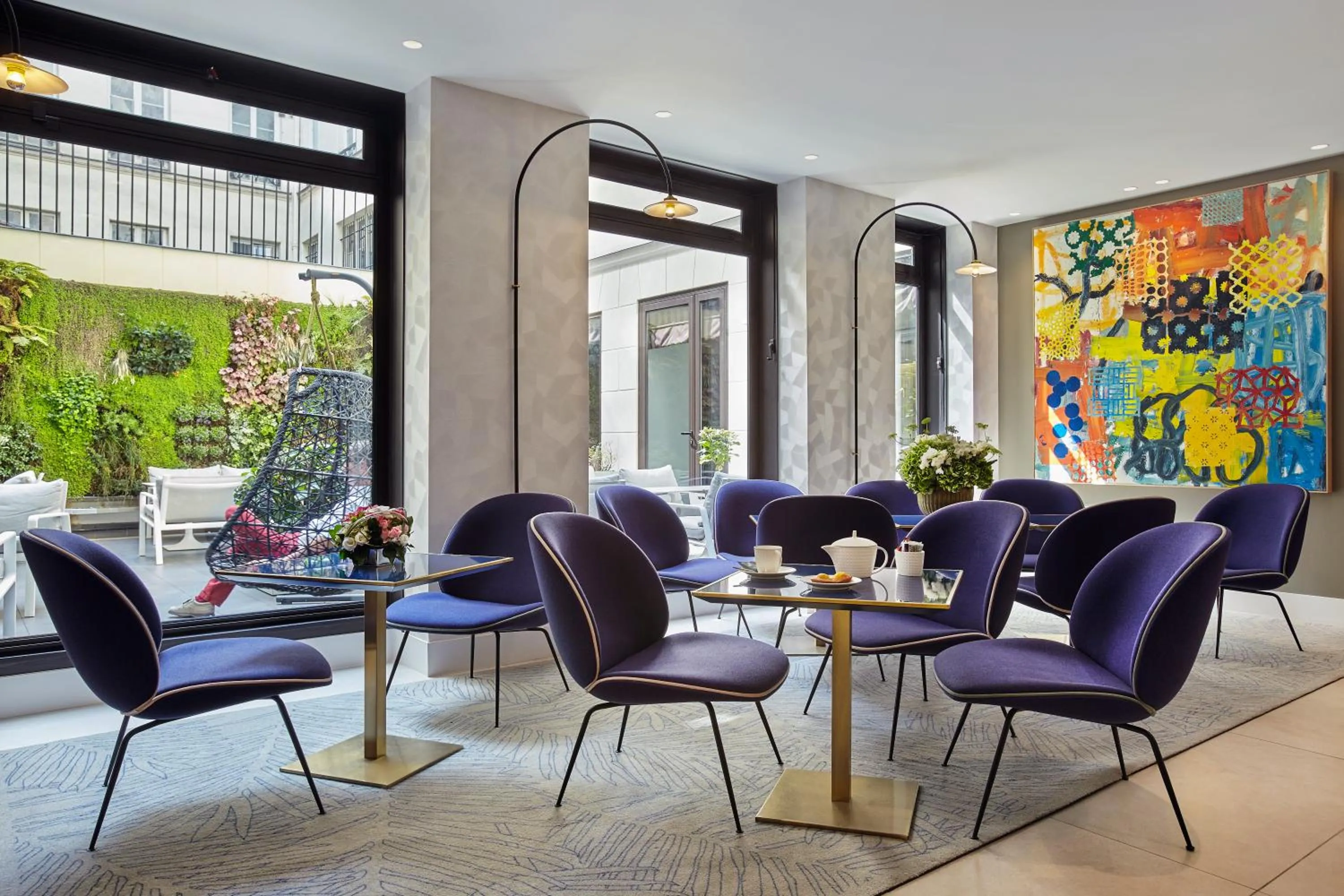 Patio in Mercure Paris Opera Garnier Hôtel & Spa