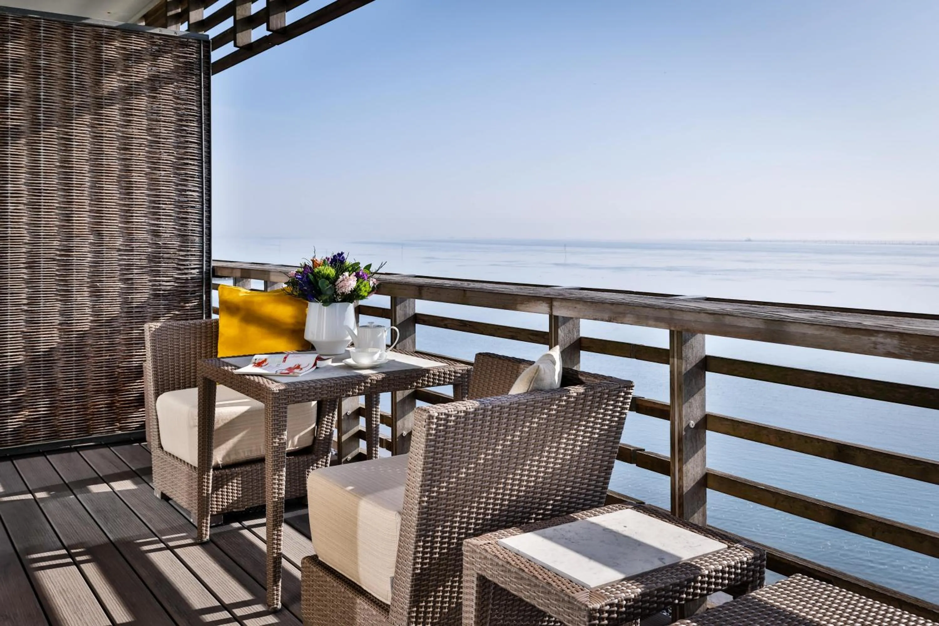 Balcony/Terrace in BUDERSAND Hotel - Golf & Spa - Sylt