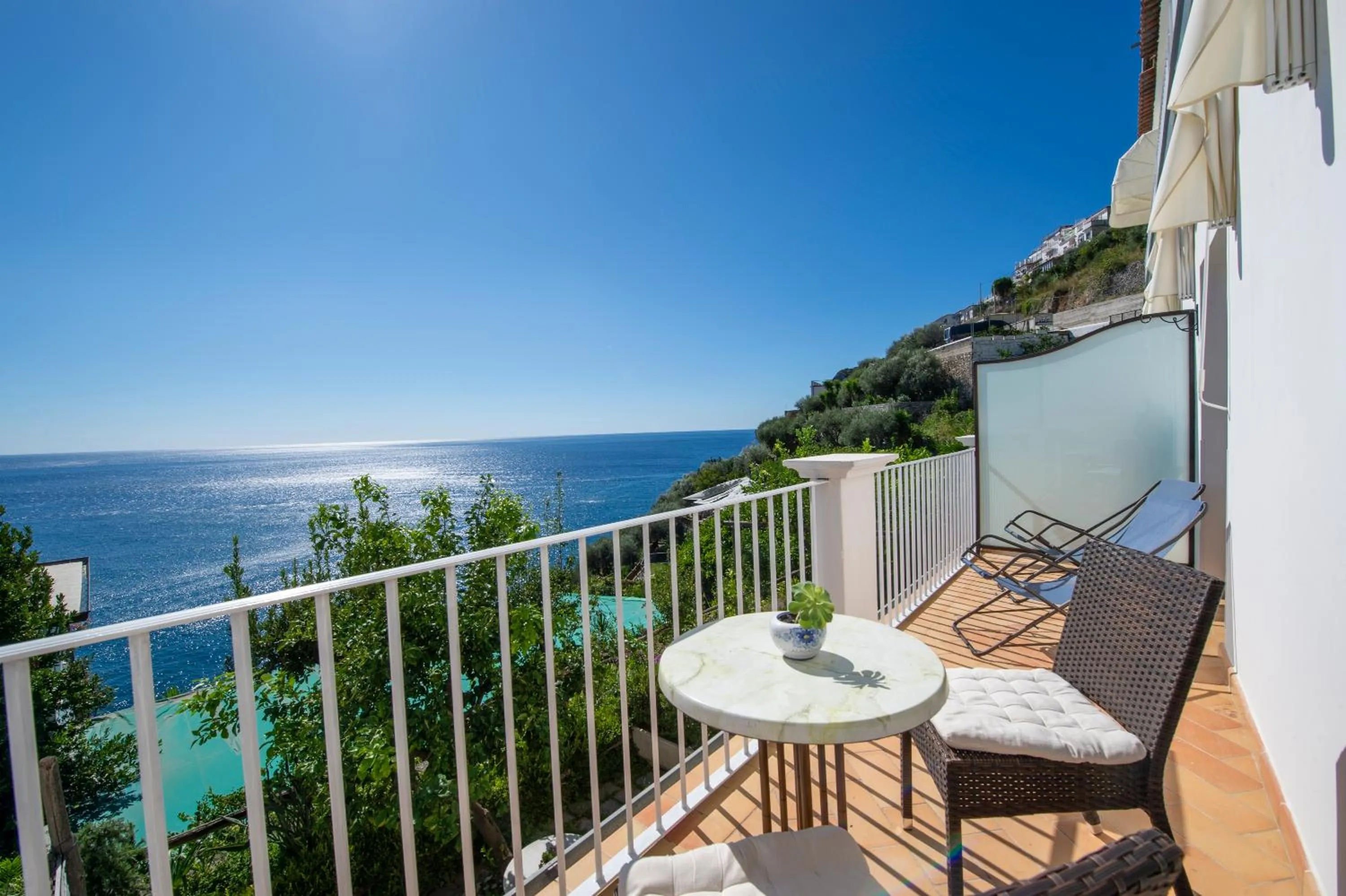 Balcony/Terrace in Maresca Hotel Praiano