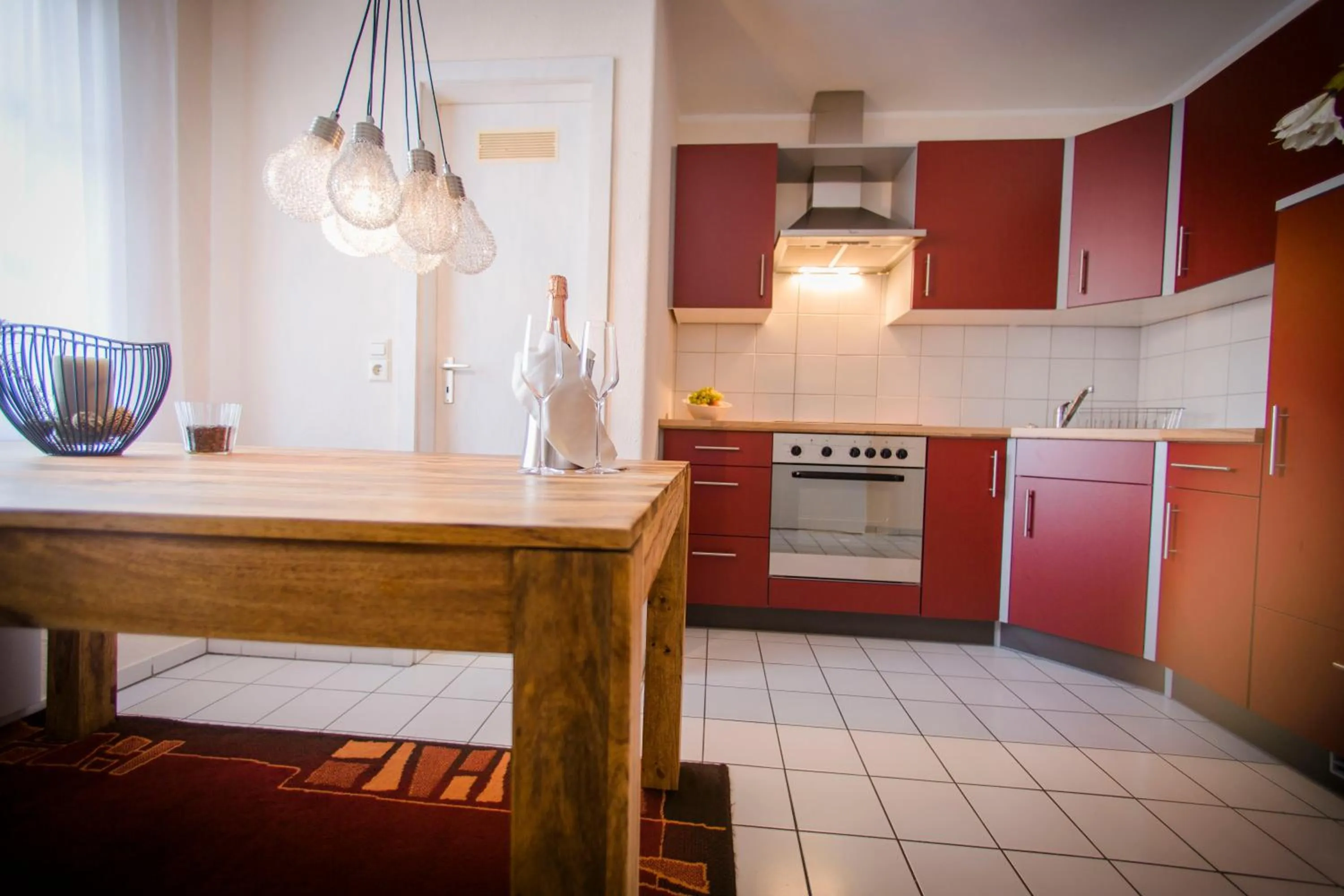 Kitchen or kitchenette in Gasthaus & Pension Mohren