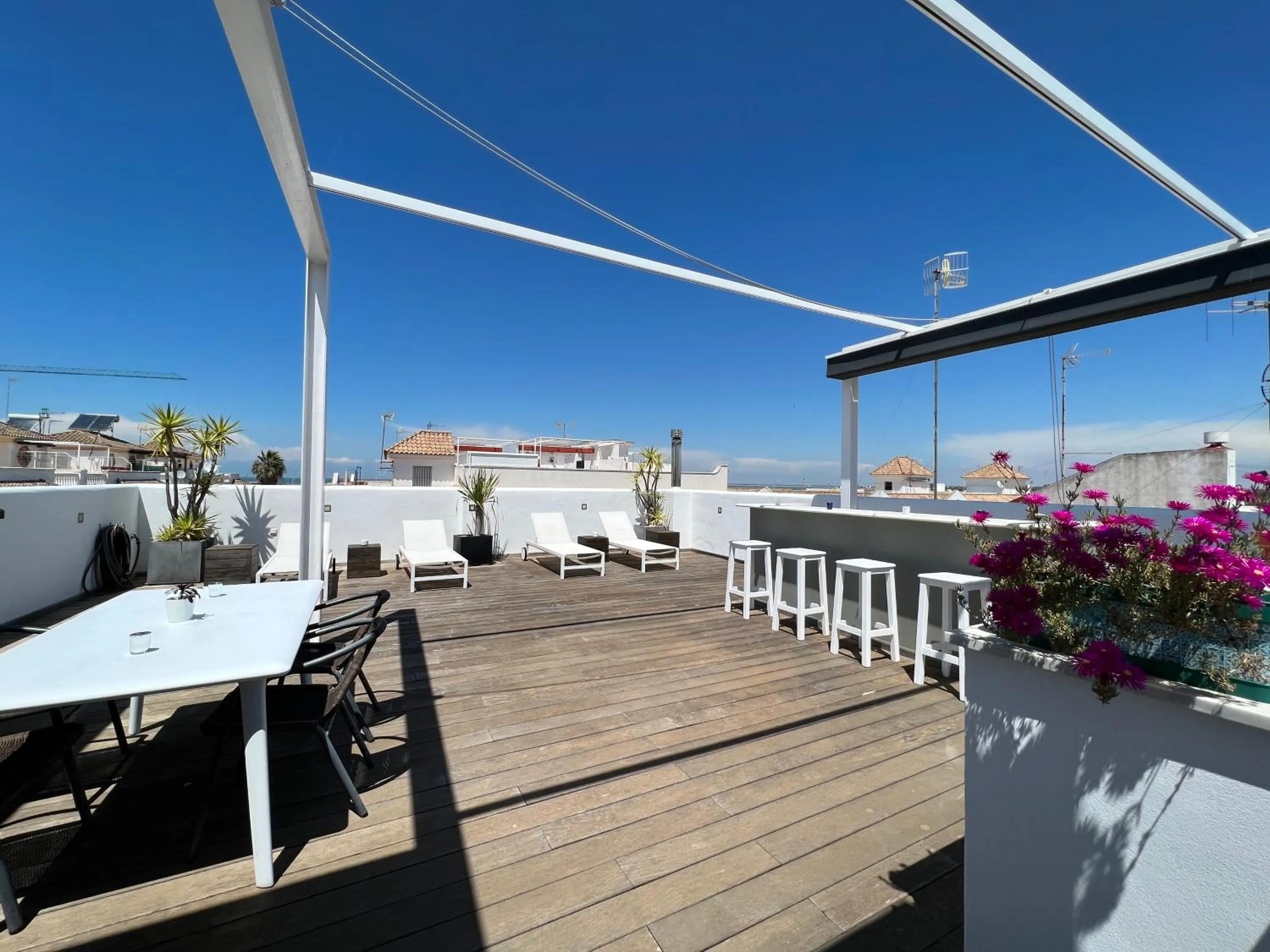 Balcony/Terrace in Chipibeach B&B, Hostal Boutique