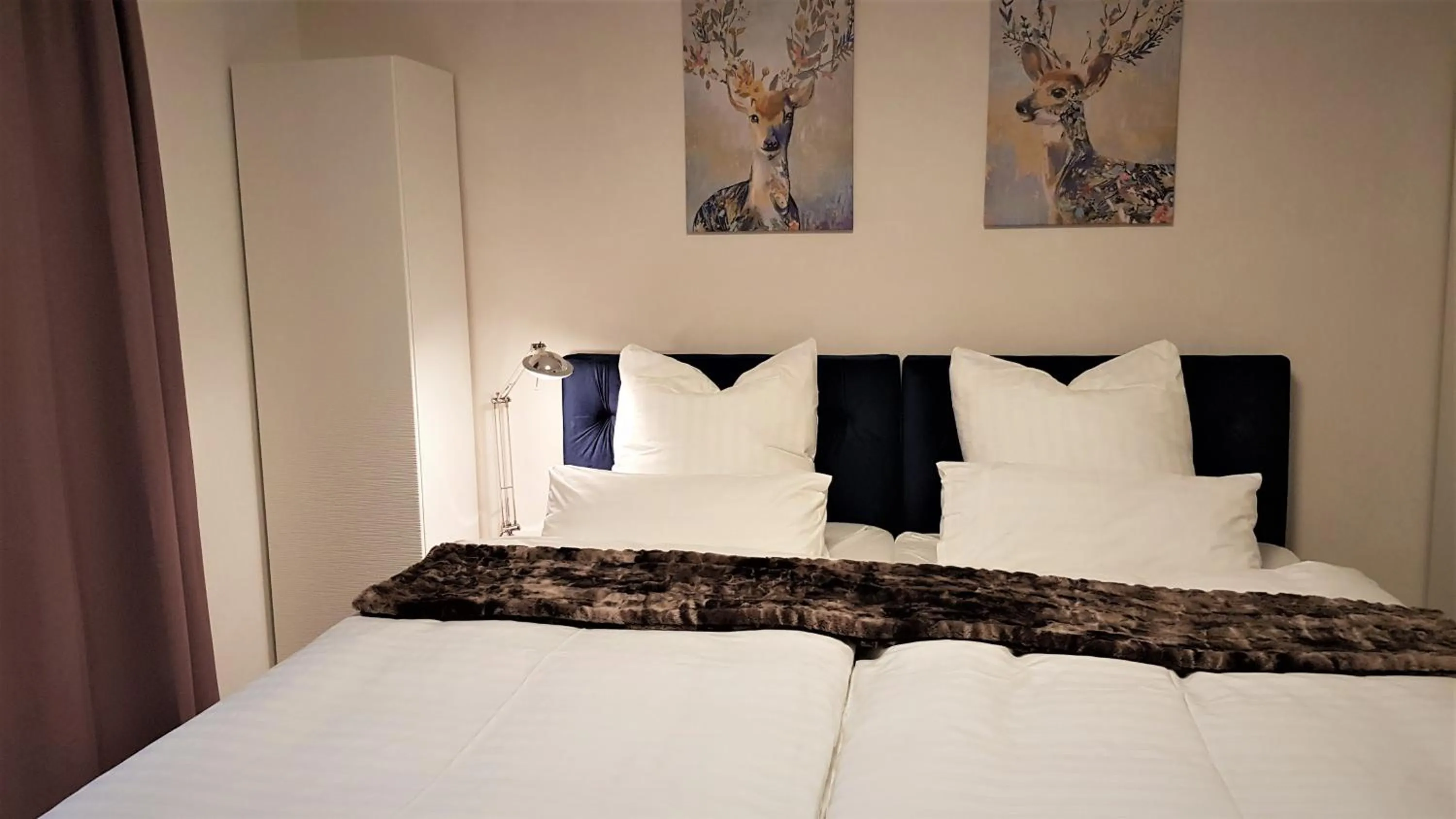 Bedroom, Bed in Hotel Restaurant Sonnenschein