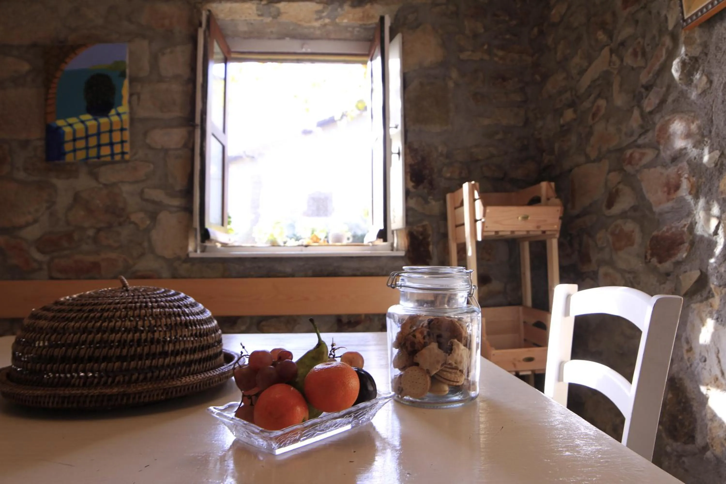 Communal kitchen in Agroturismo Ibarra