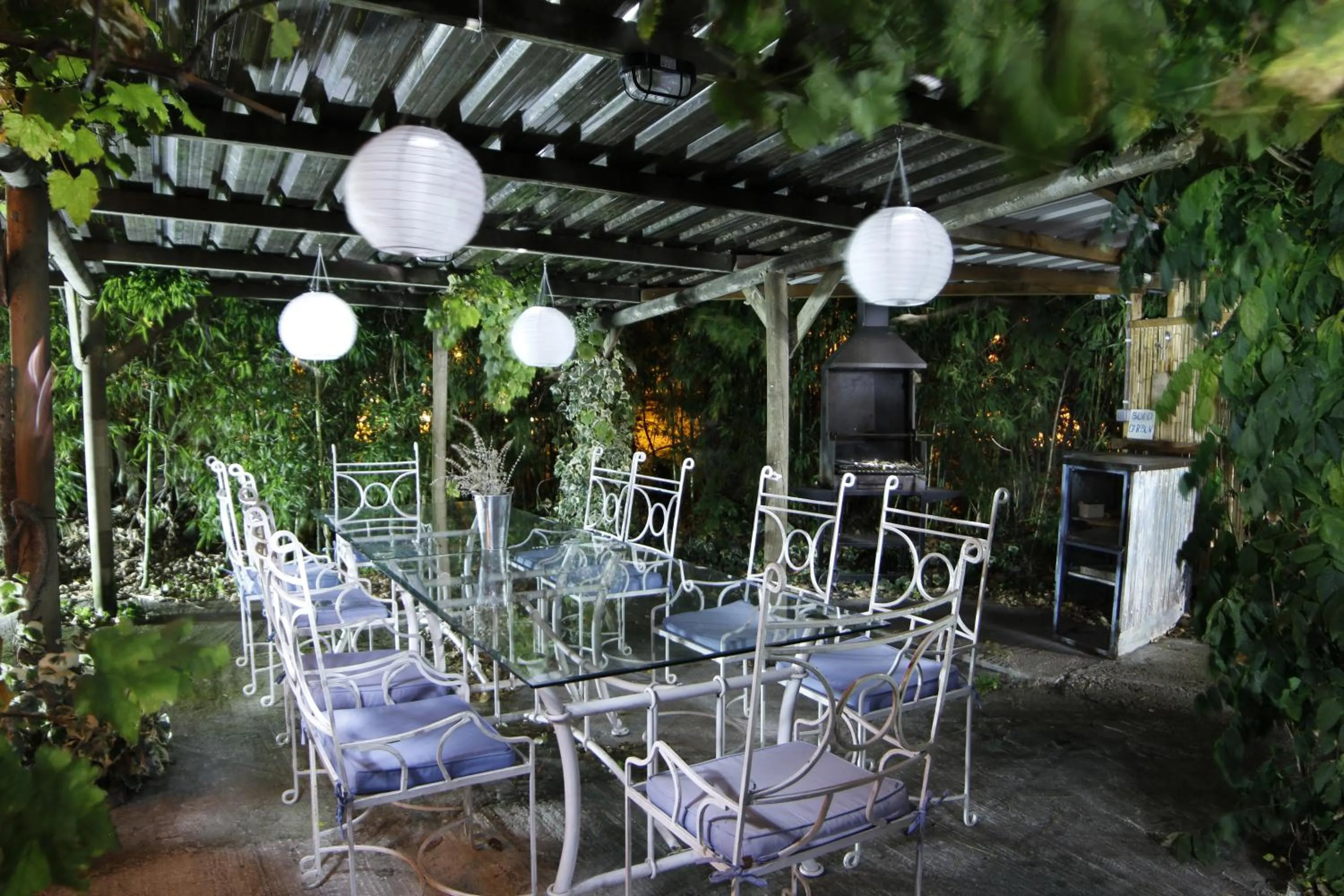 BBQ facilities in Agroturismo Ibarra