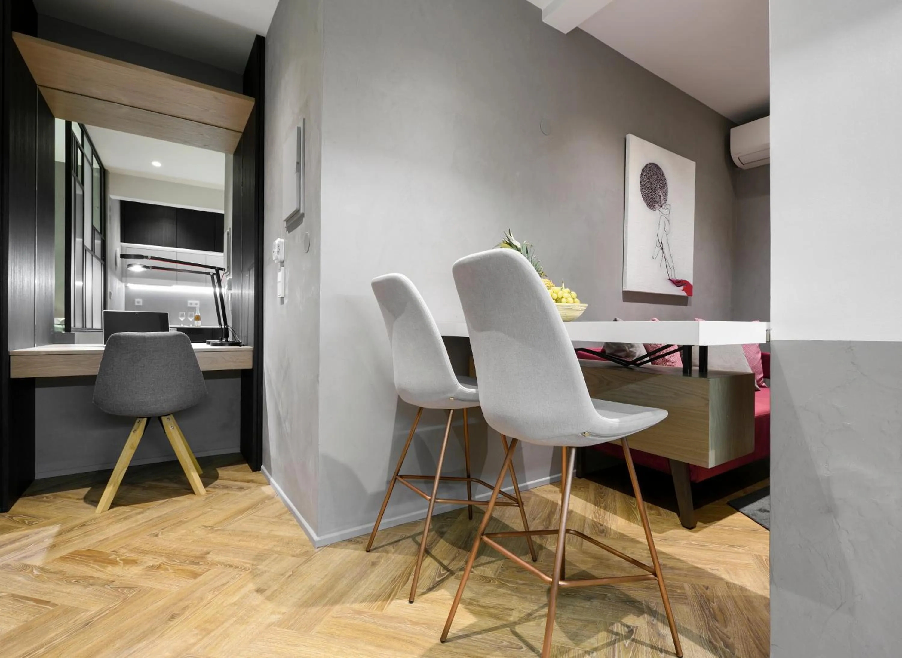 Living room in Olvios Luxury Suites