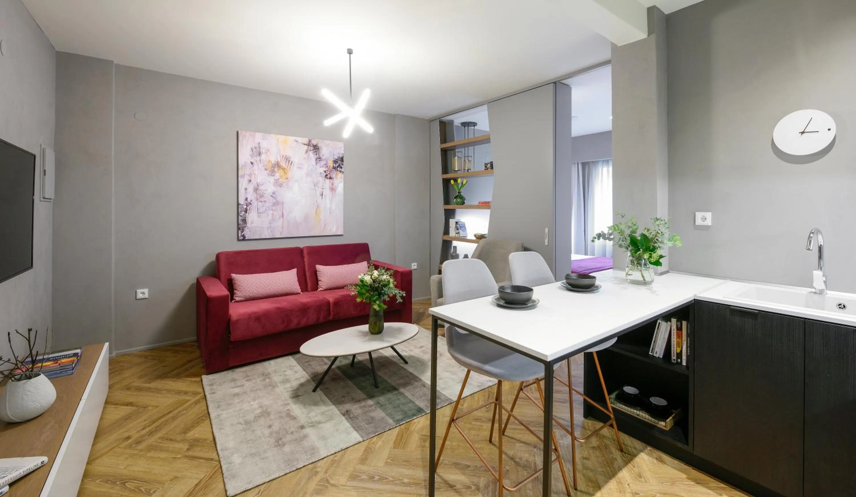 Living room in Olvios Luxury Suites