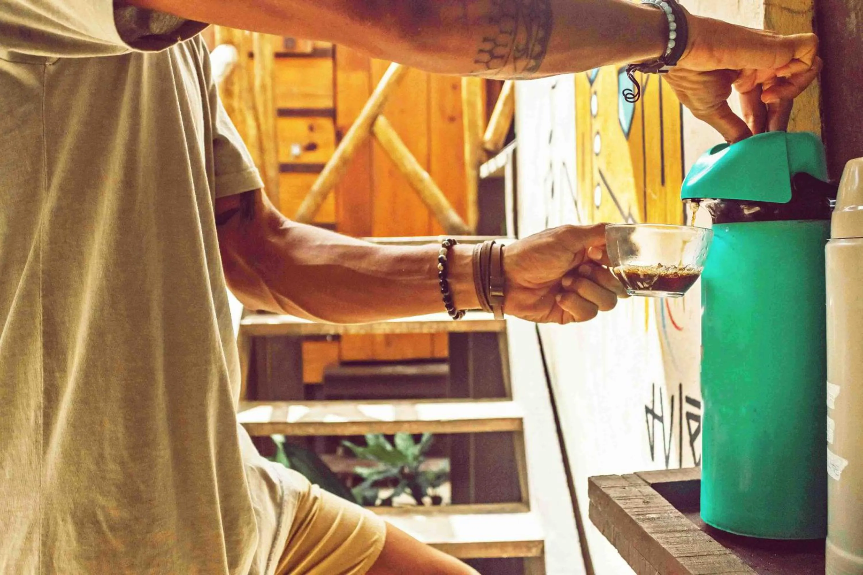 Breakfast in Raiz Hostel