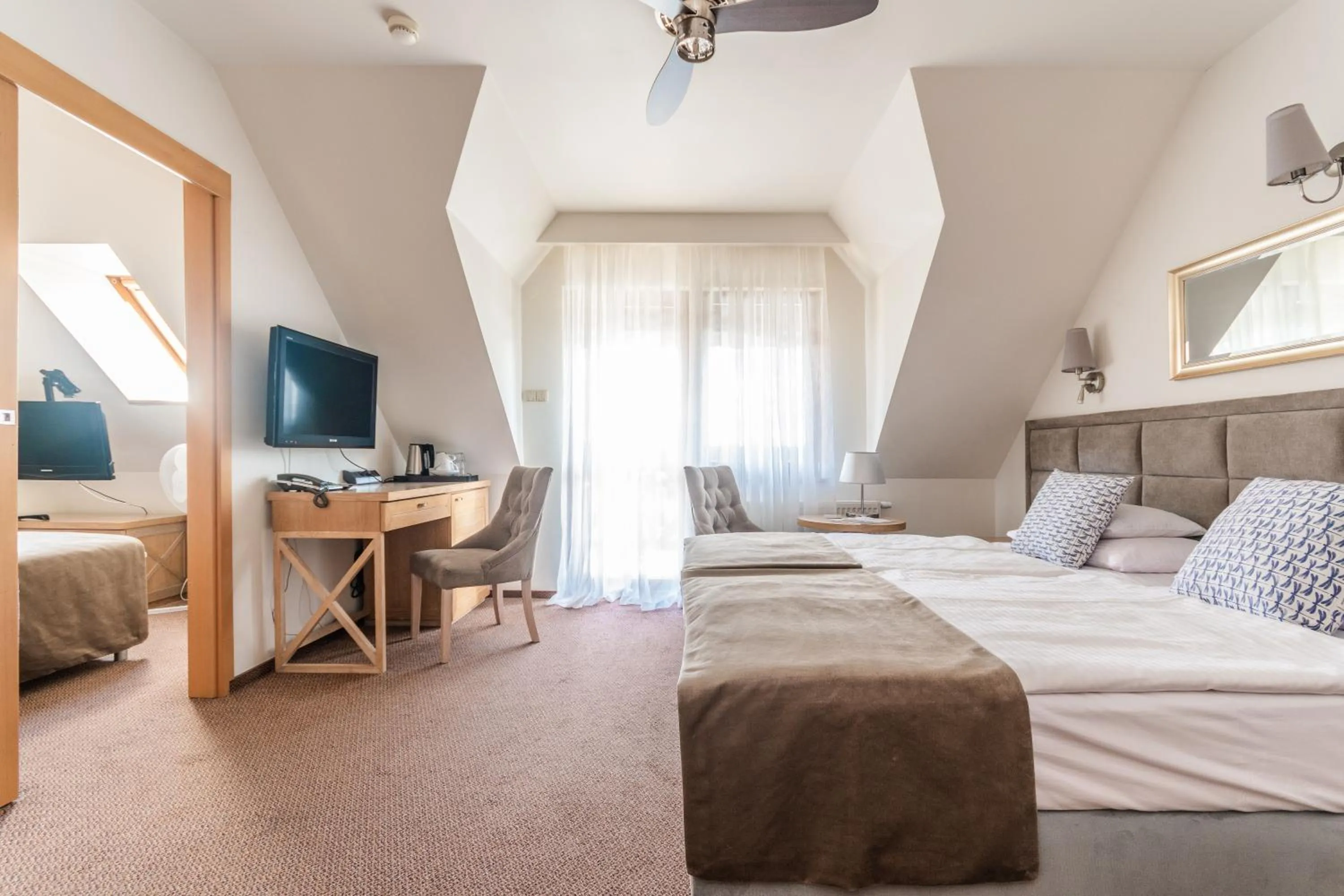 Bed in Hotel Kahlberg