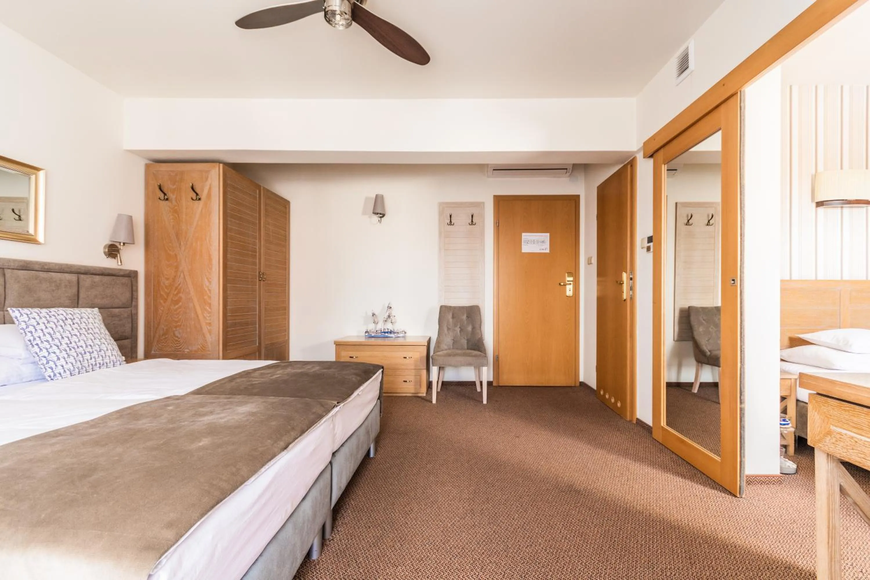 Bed in Hotel Kahlberg