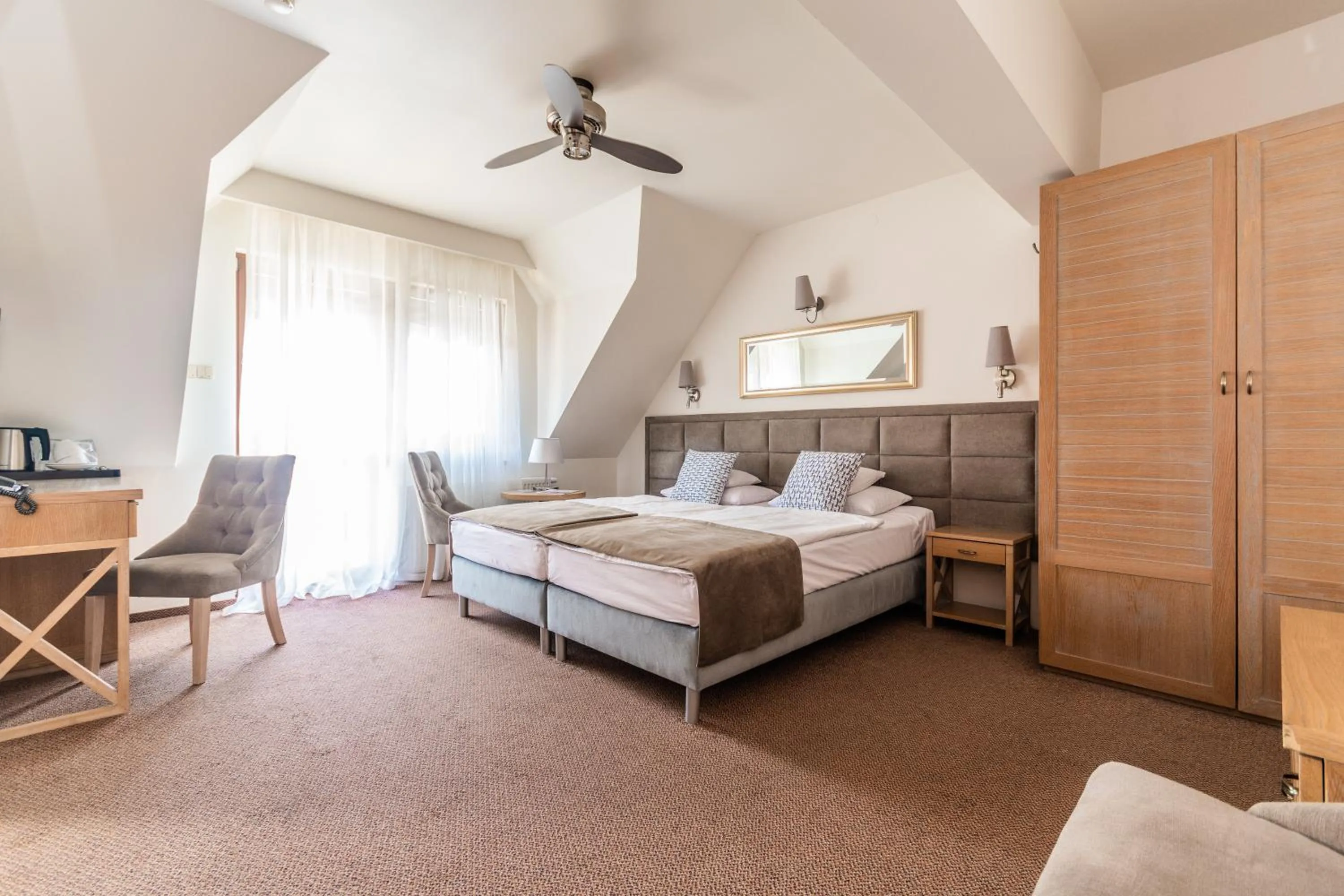 Bed in Hotel Kahlberg