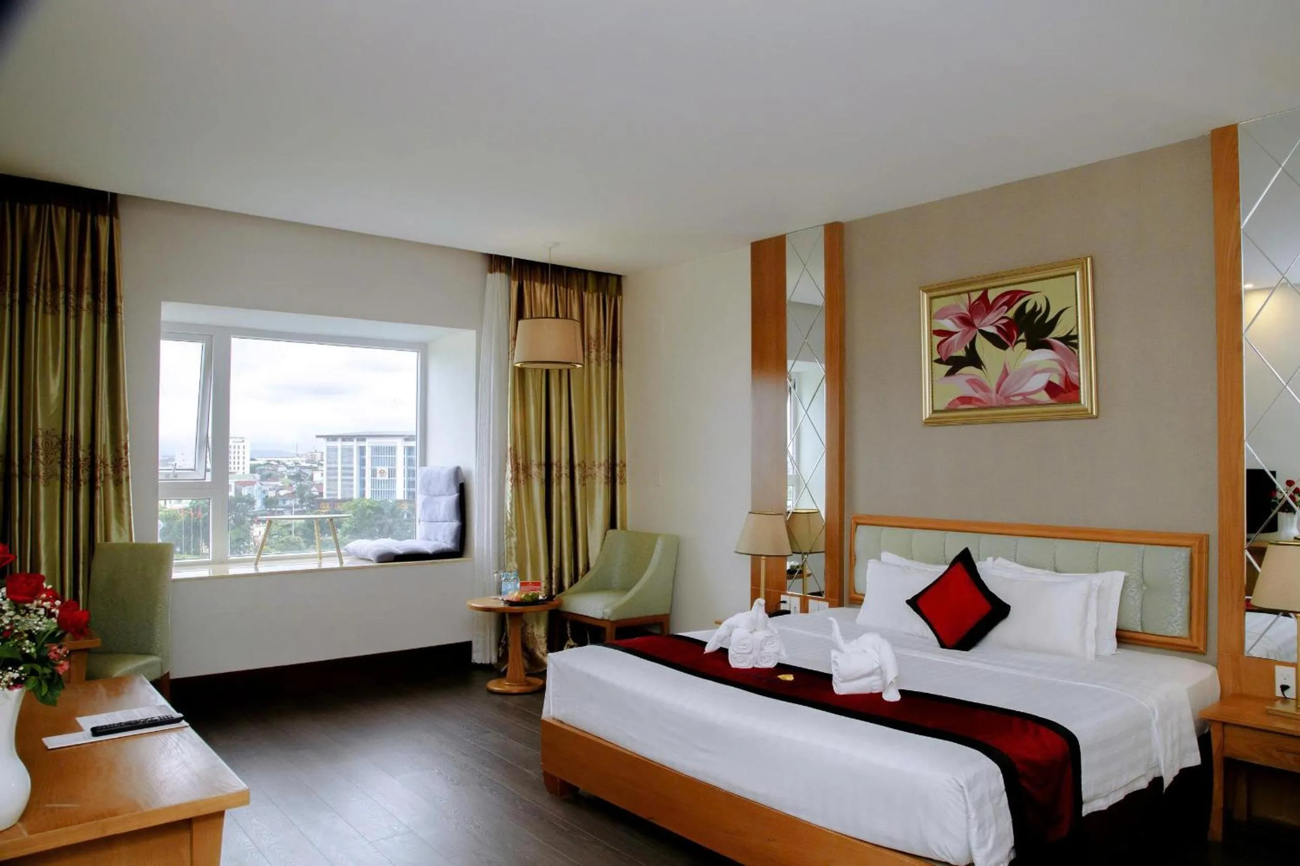 Bedroom, Bed in Sai Gon Dong Ha Hotel - a member of Saigontourist Group