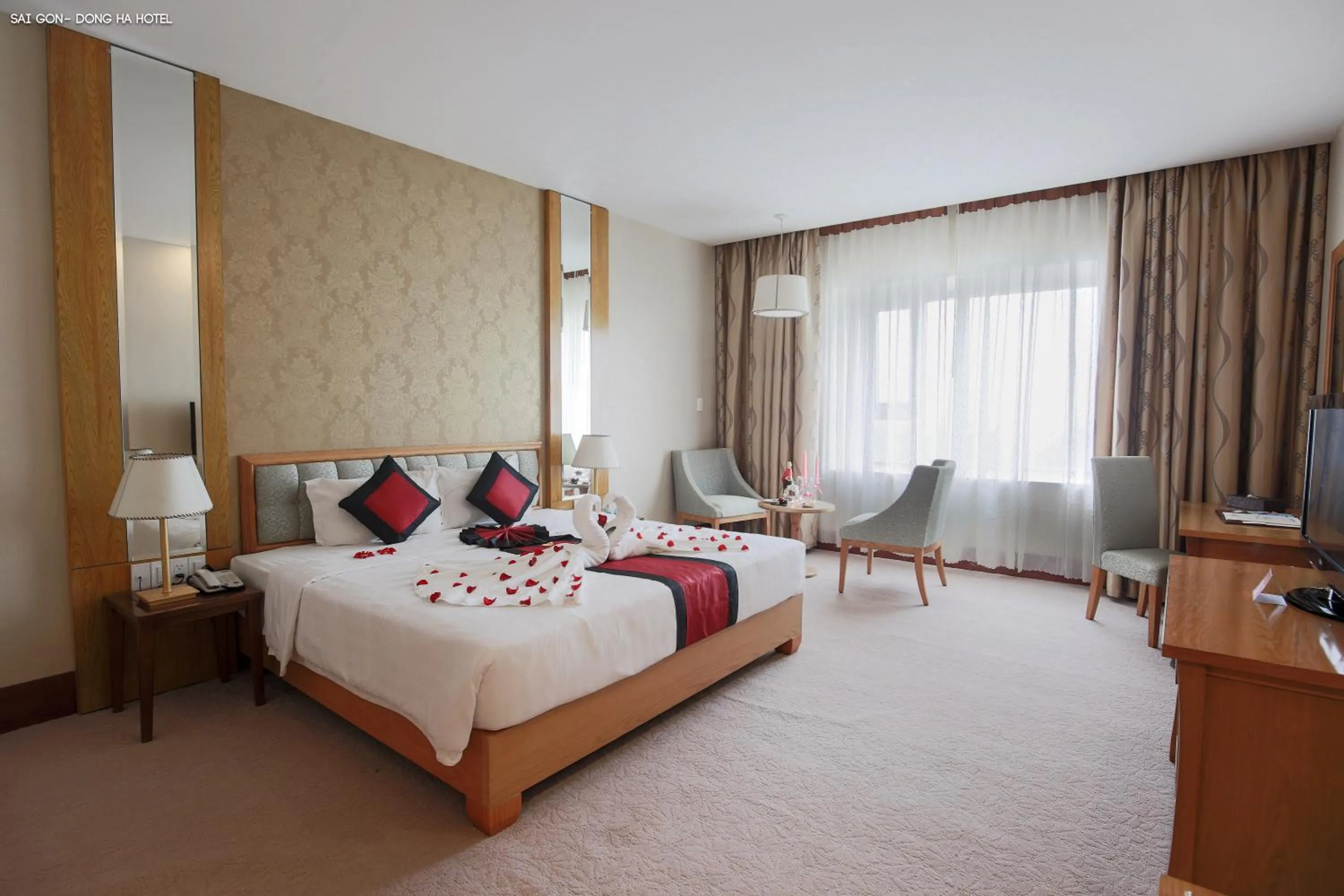 City view, Bed in Sai Gon Dong Ha Hotel - a member of Saigontourist Group